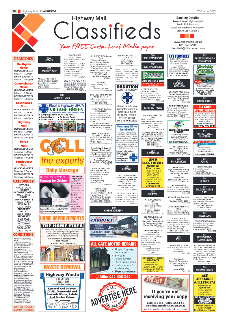 Highway Mail 27 October 2023 page 17