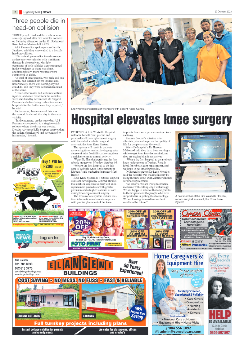 Highway Mail 27 October 2023 page 2