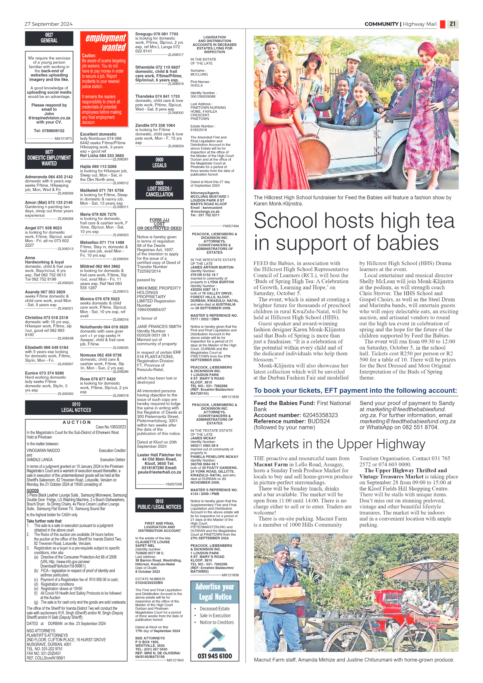 Highway Mail 27 September 2024 page 21