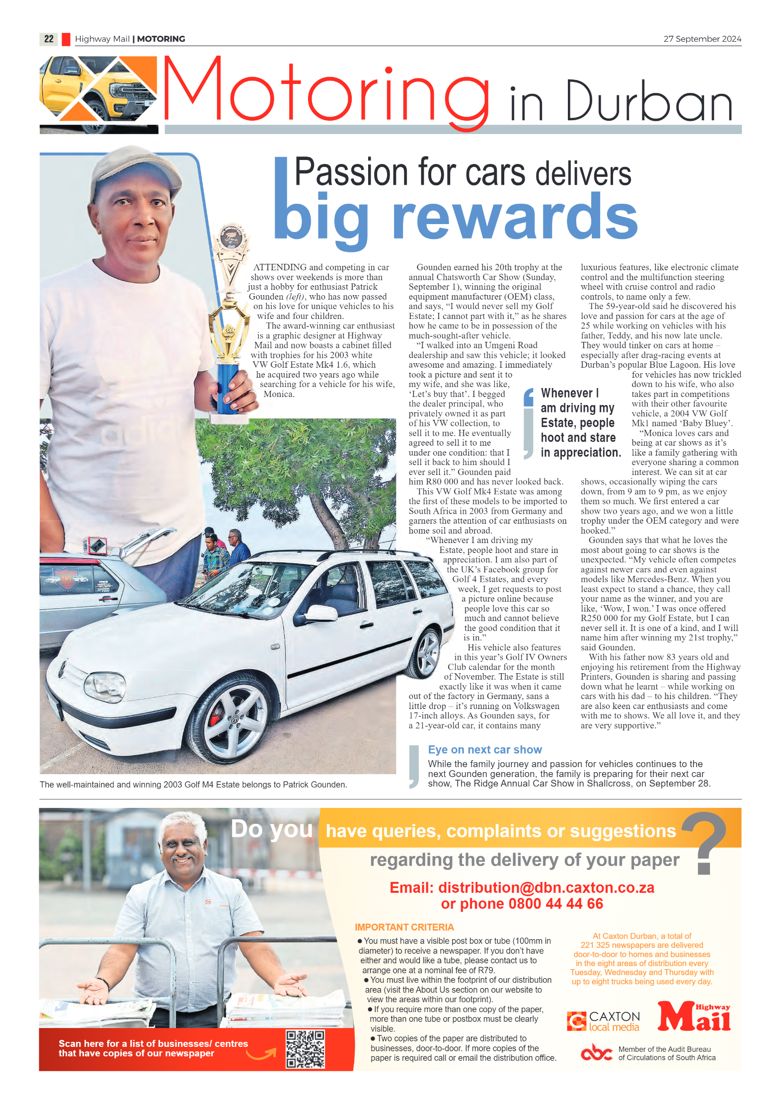 Highway Mail 27 September 2024 page 22