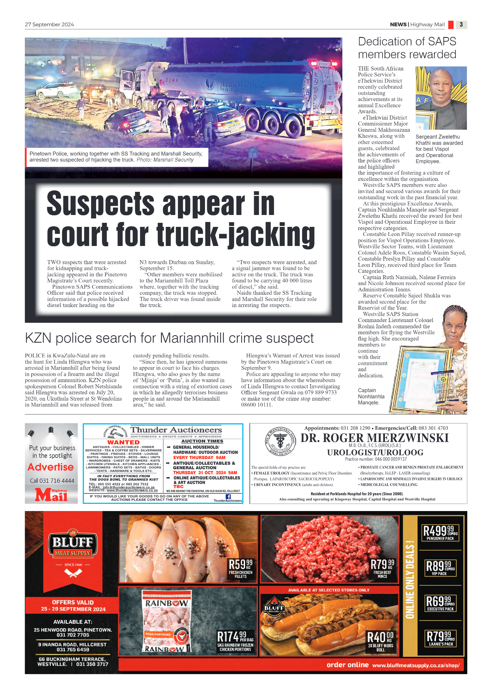 Highway Mail 27 September 2024 page 3