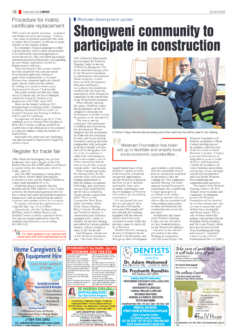Highway Mail 28 April 2023 page 2