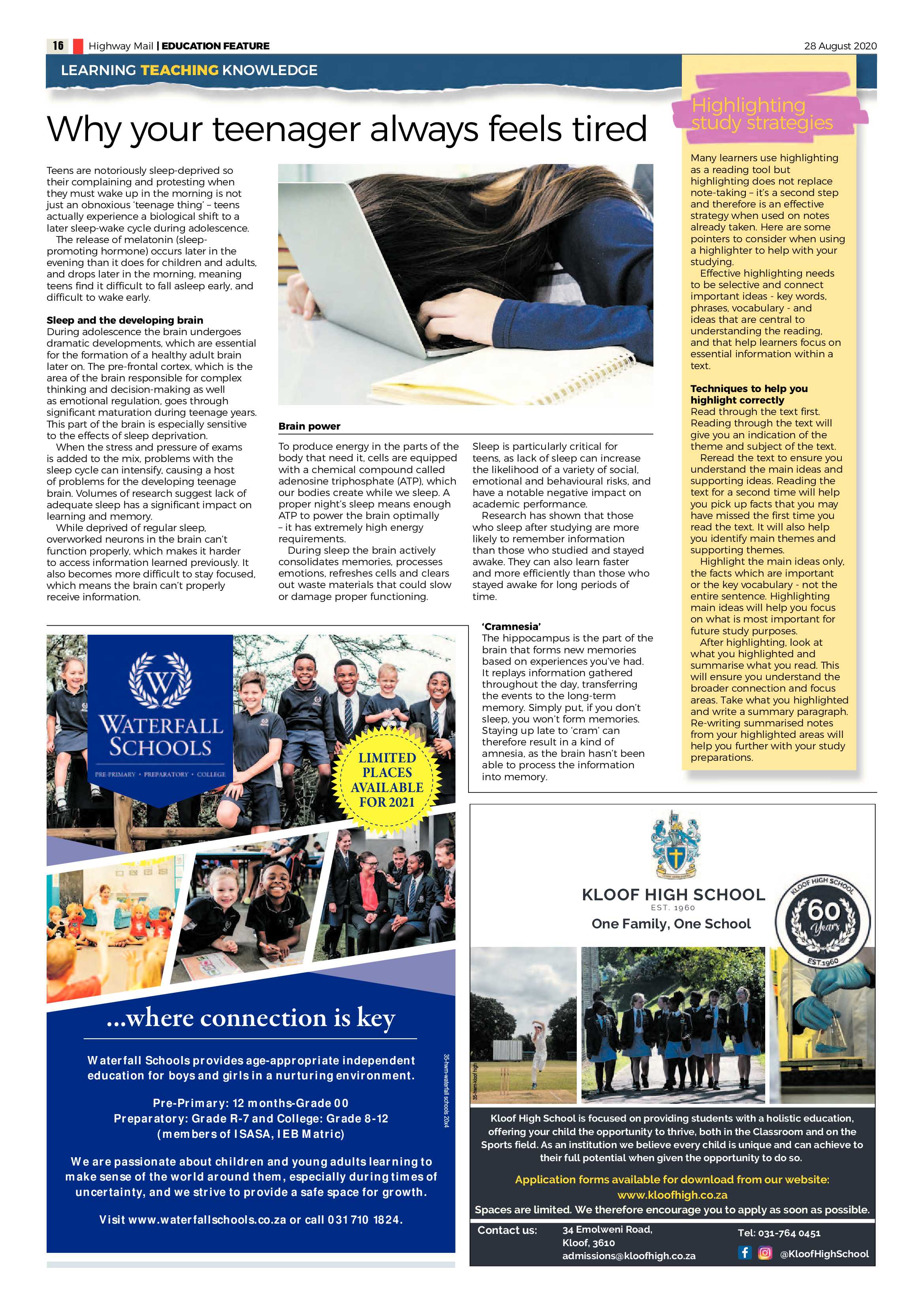 Highway Mail 28 August 2020 page 16