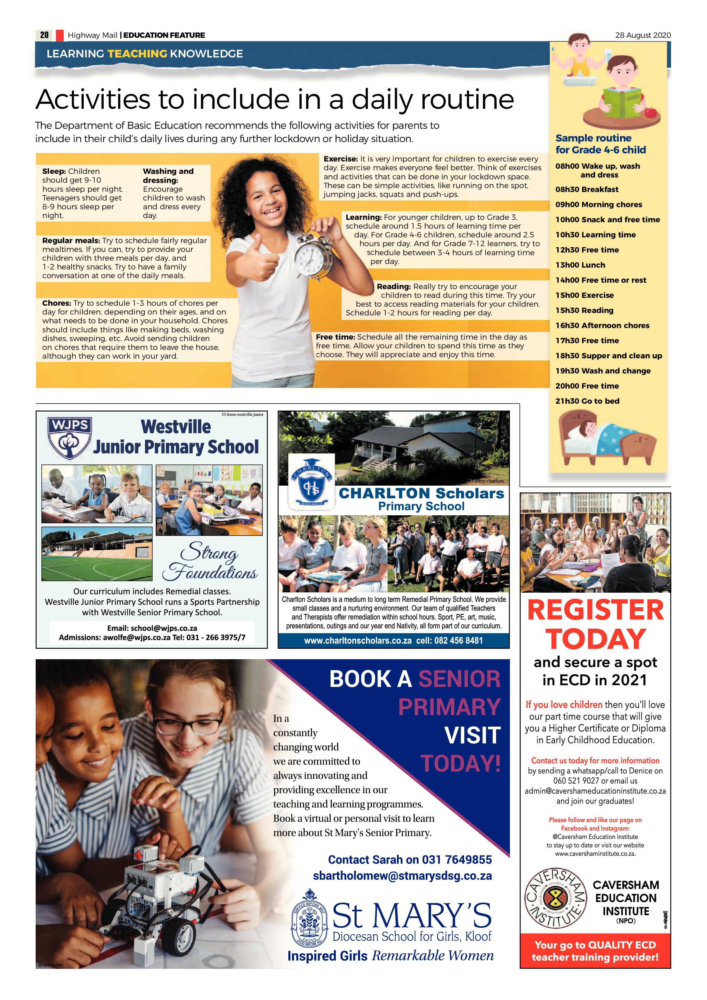 Highway Mail 28 August 2020 page 20