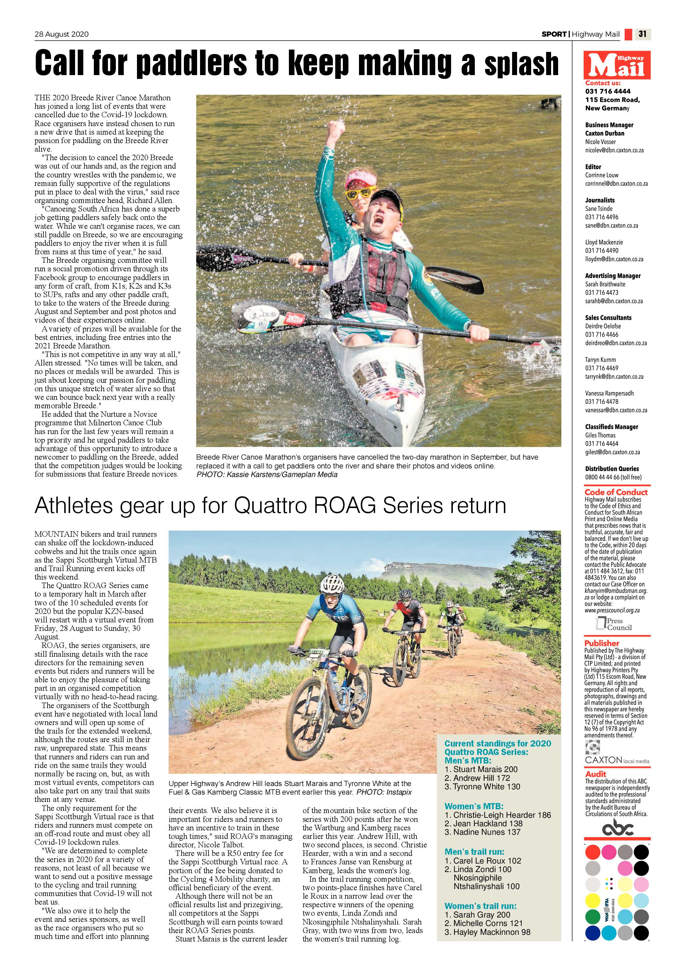 Highway Mail 28 August 2020 page 31