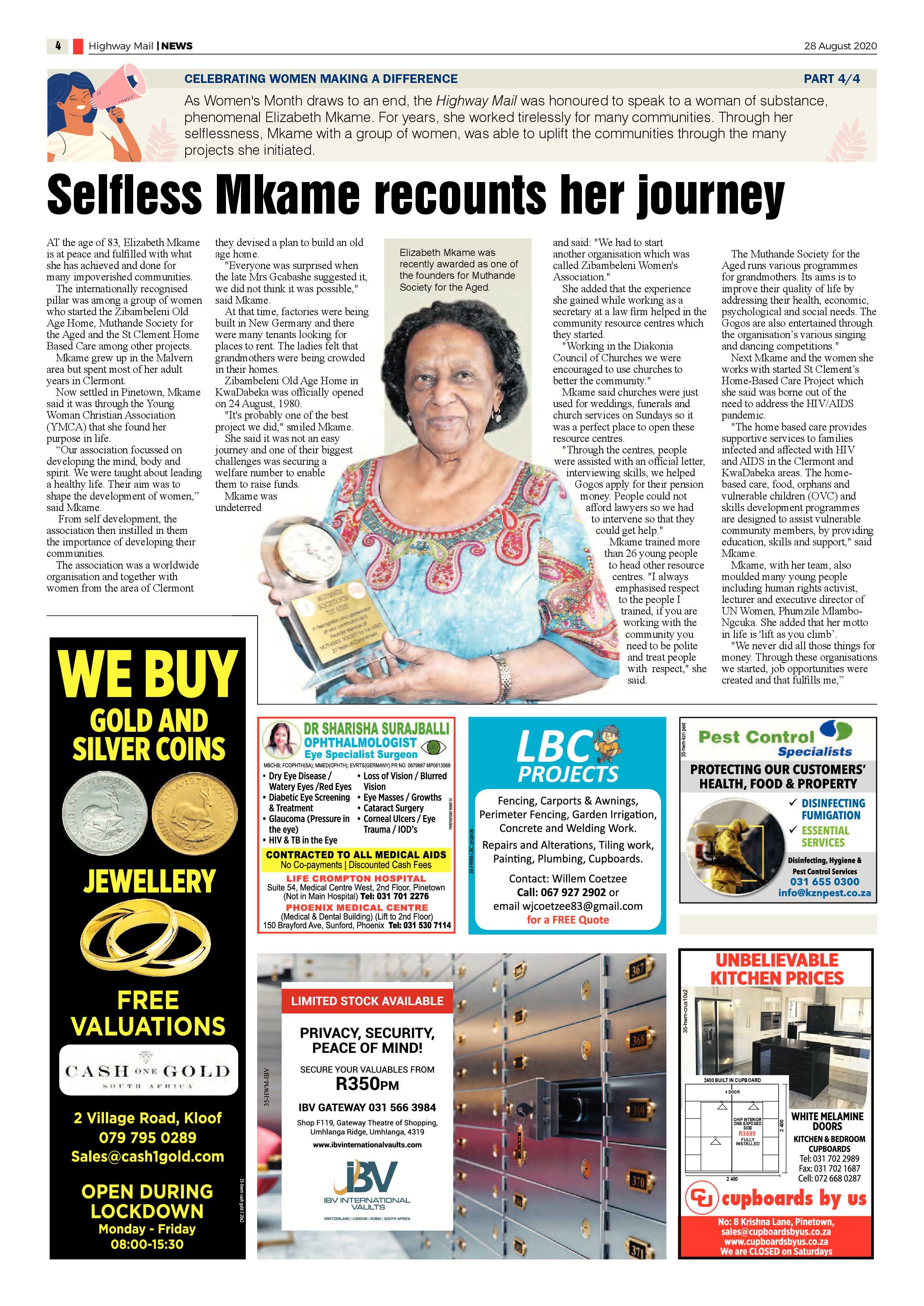 Highway Mail 28 August 2020 page 4