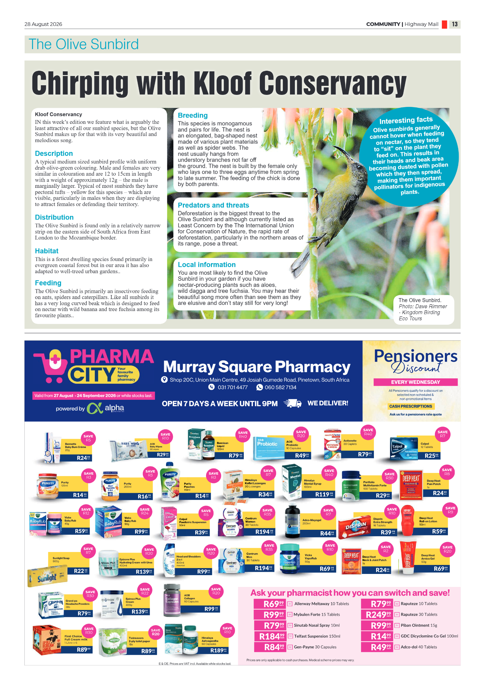 Highway Mail 28 August 2026 page 13