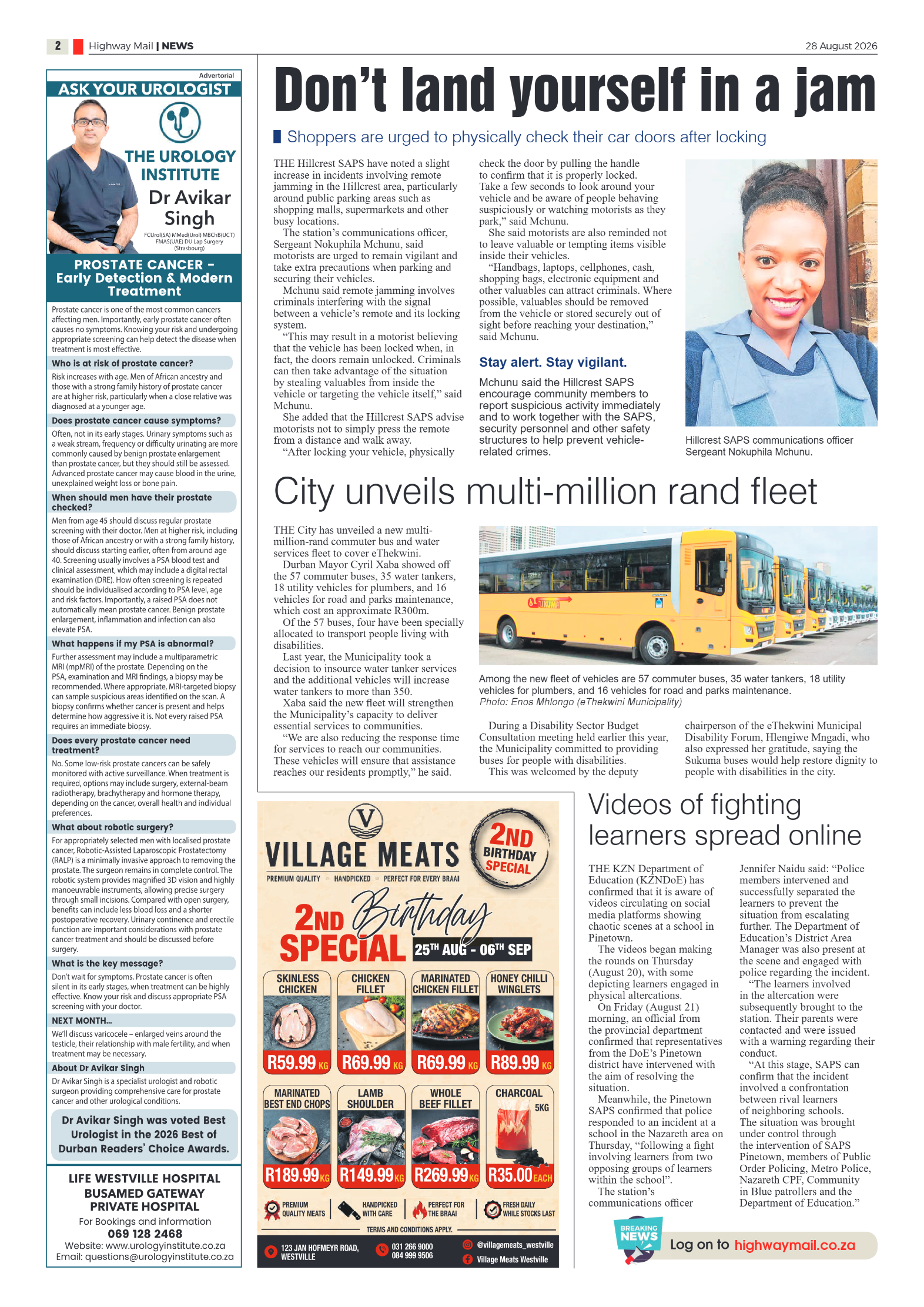 Highway Mail 28 August 2026 page 2