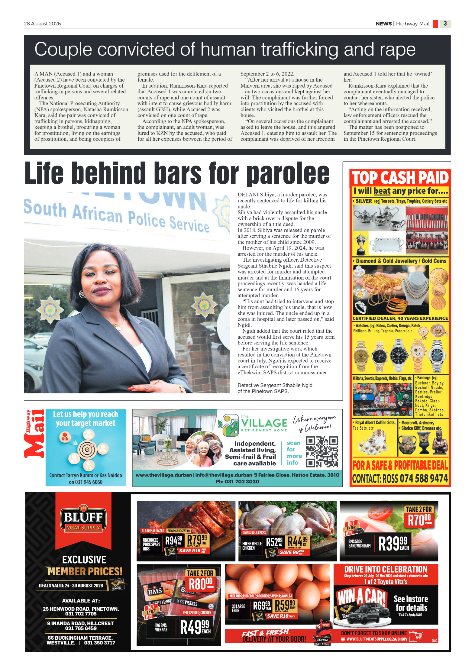 Highway Mail 28 August 2026 page 3