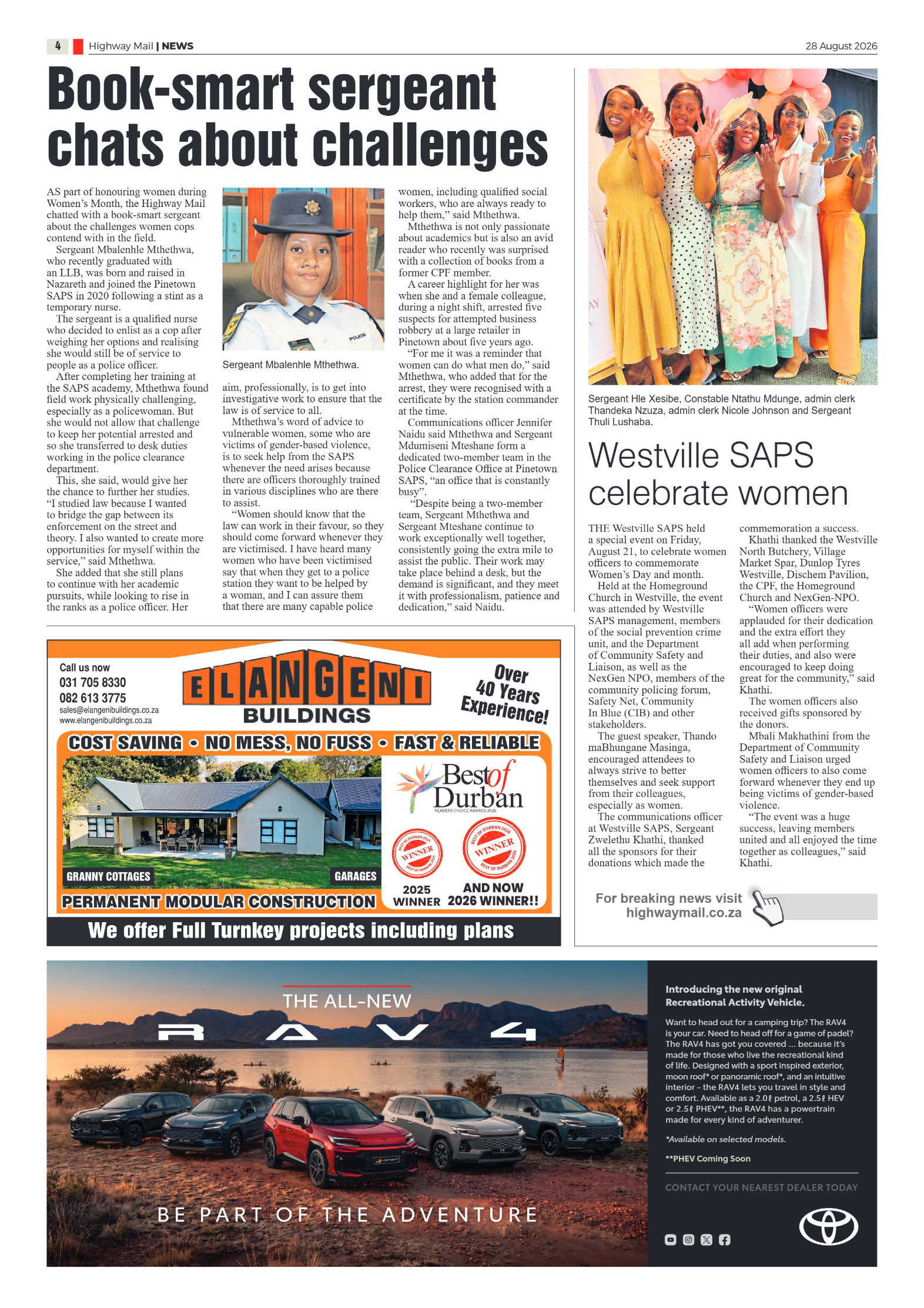 Highway Mail 28 August 2026 page 4
