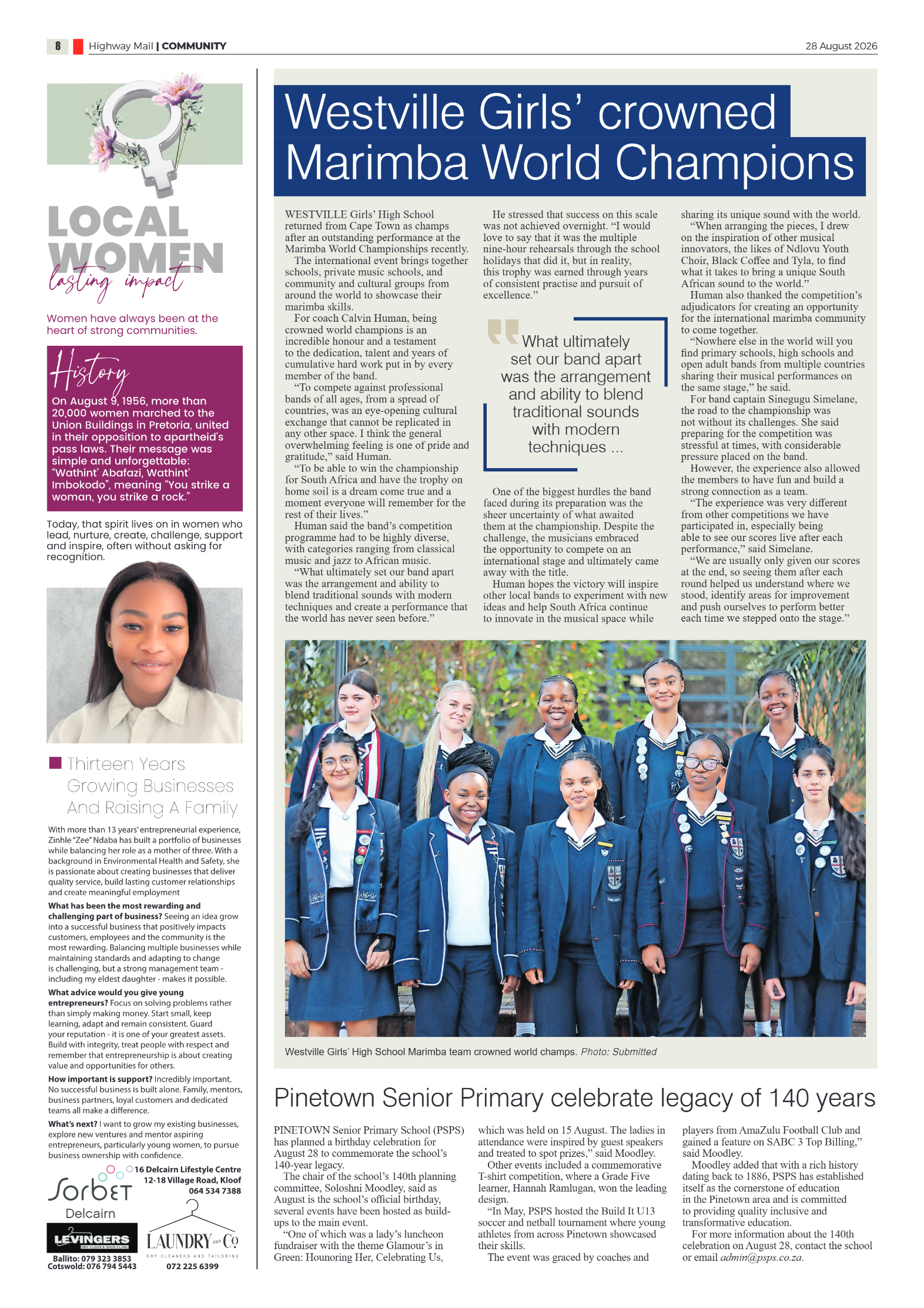 Highway Mail 28 August 2026 page 8