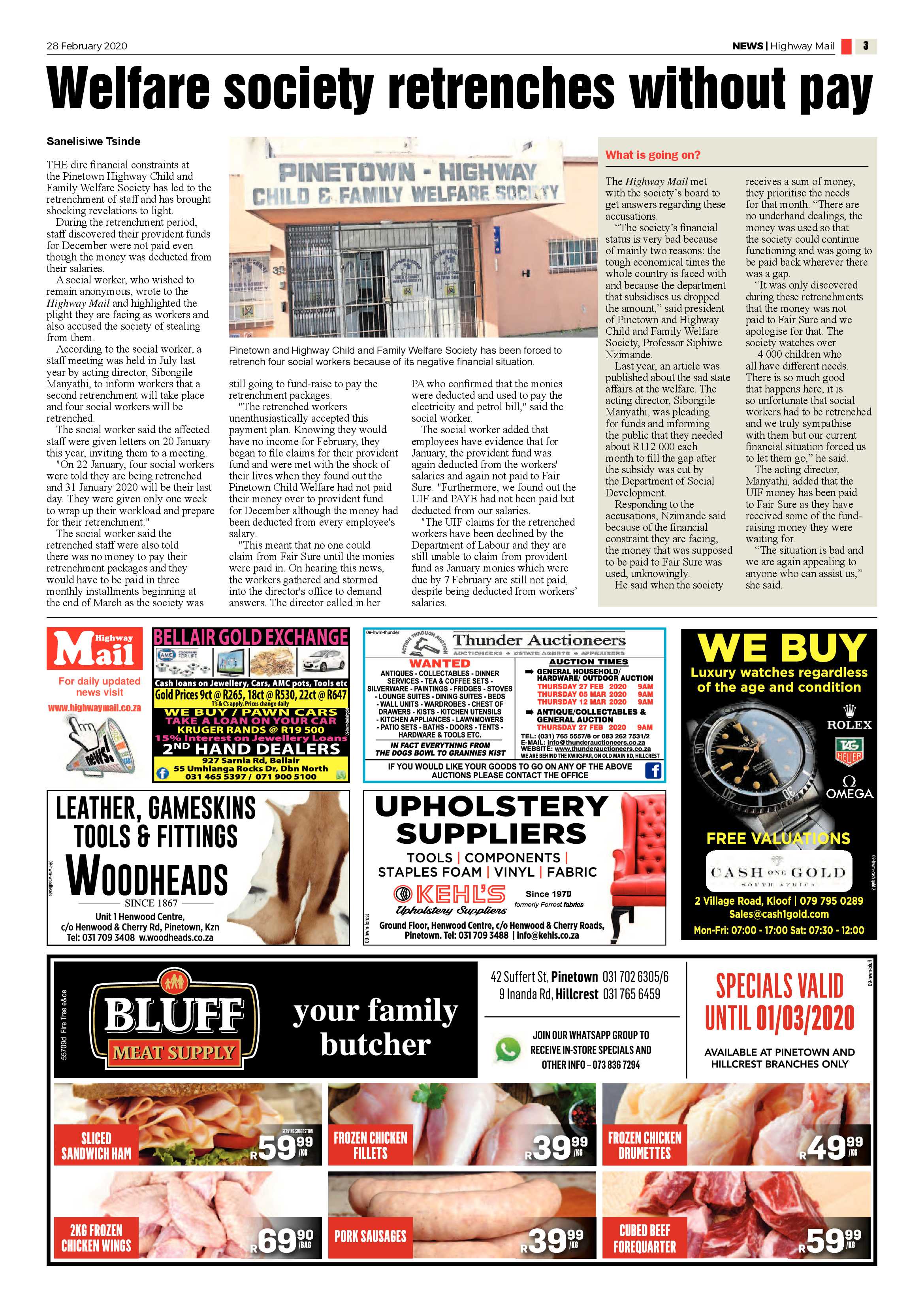 Highway Mail 28 February 2020 page 3