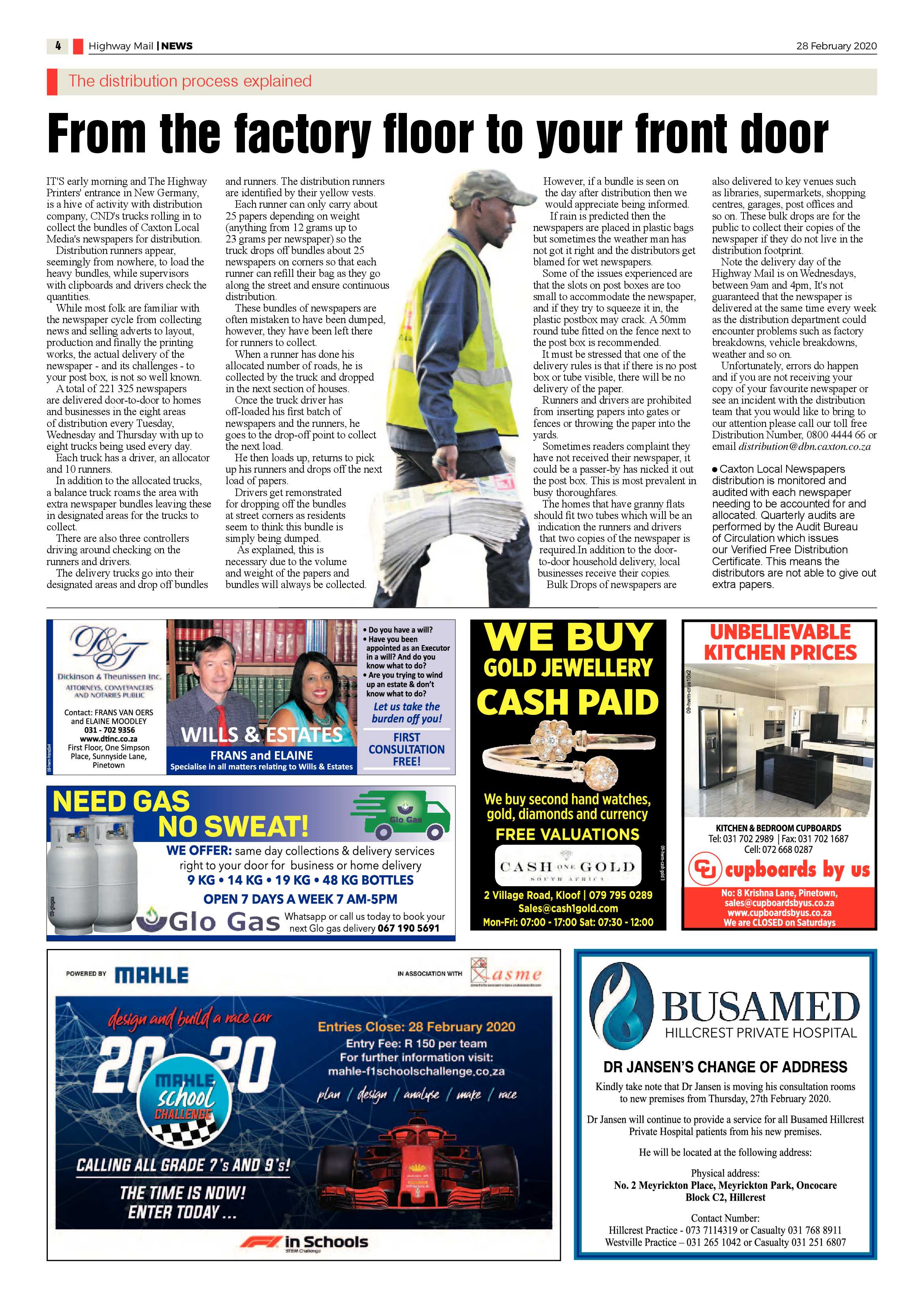 Highway Mail 28 February 2020 page 4