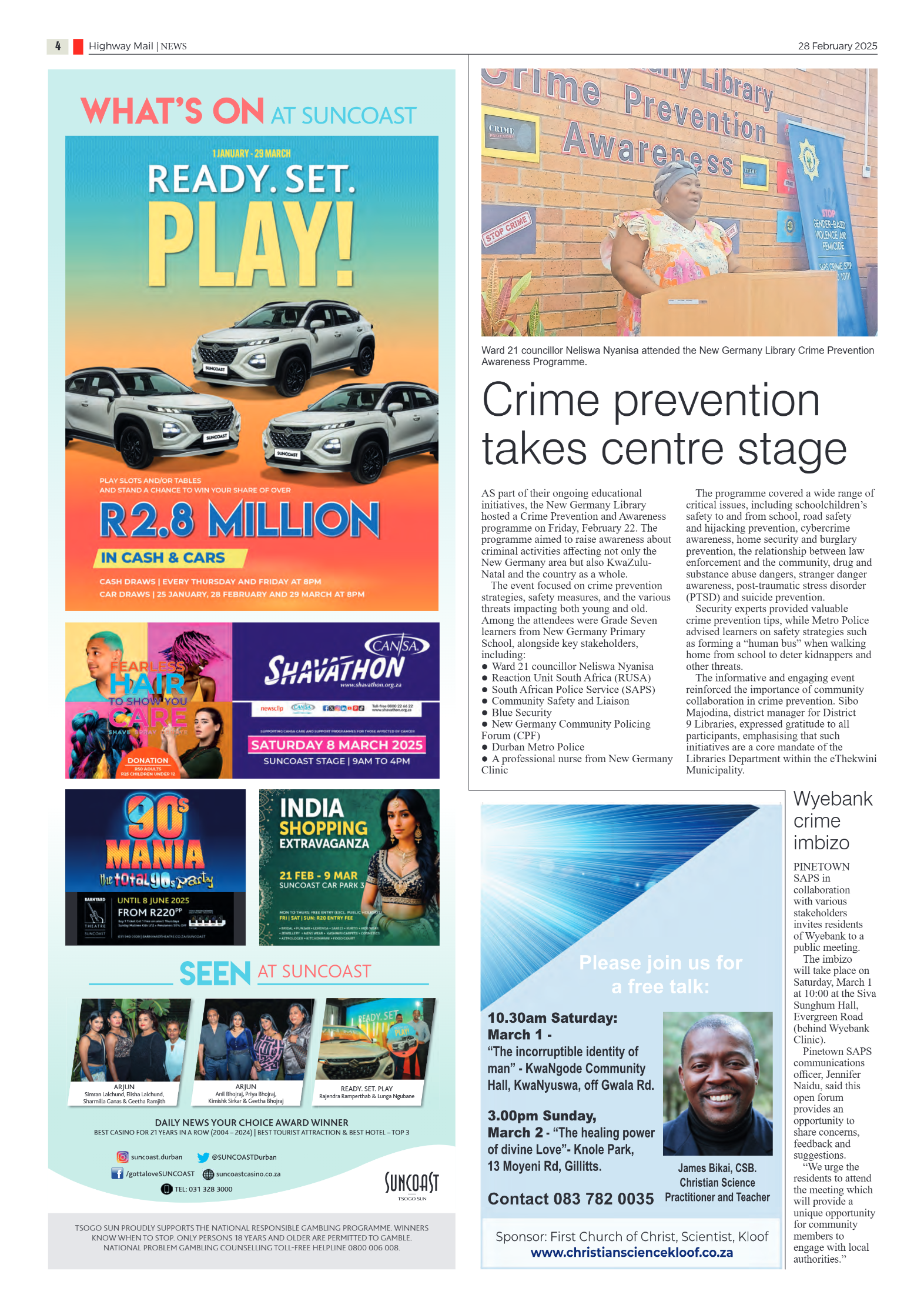 Highway Mail 28 February 2025 page 4