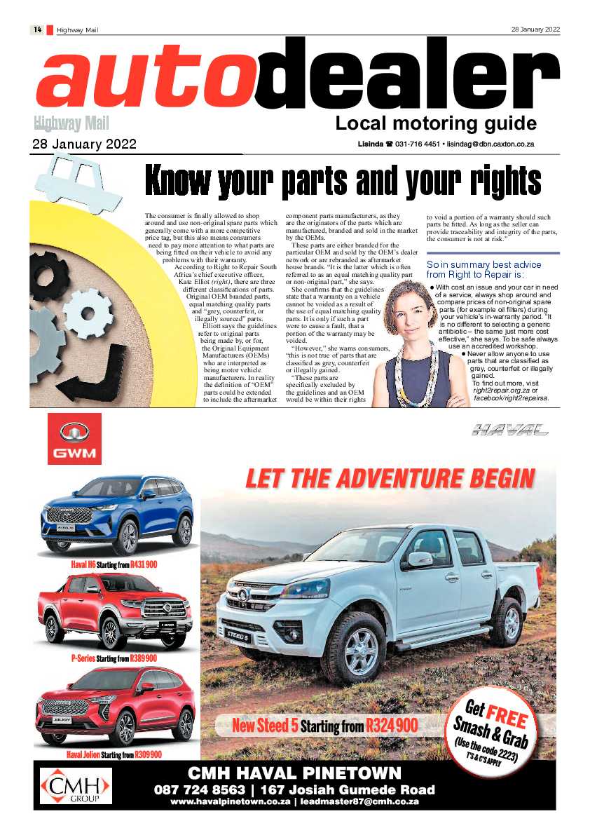 Highway Mail 28 January 2022 page 14