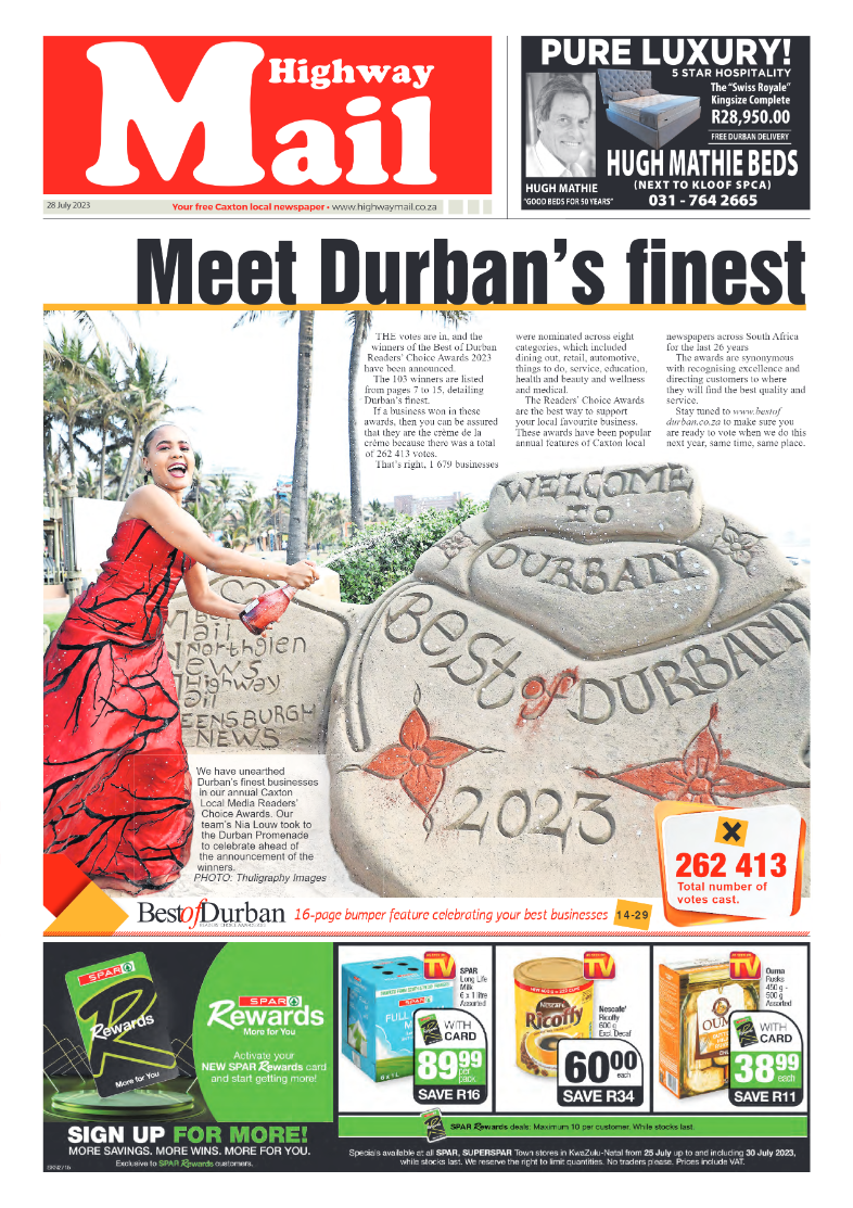 Highway Mail 28 July 2023 page 1