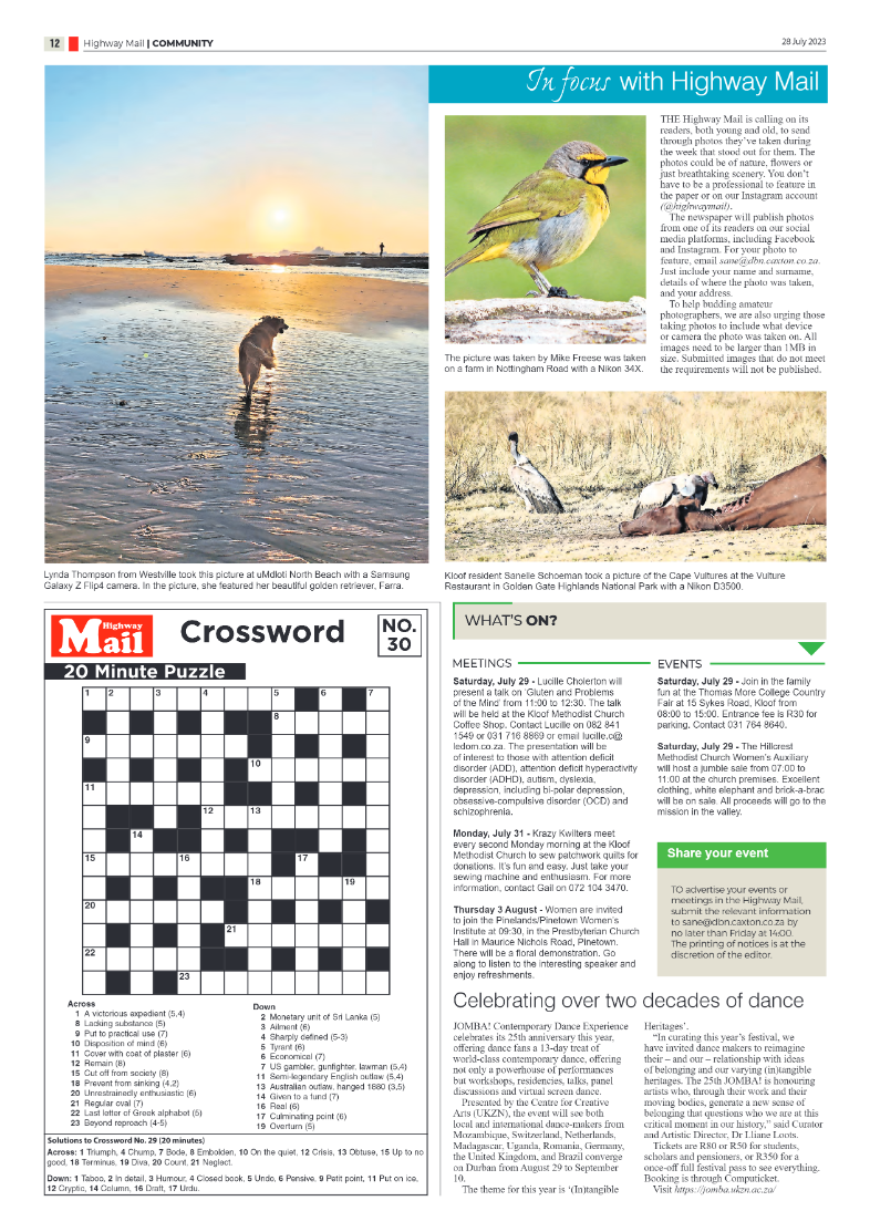 Highway Mail 28 July 2023 page 12
