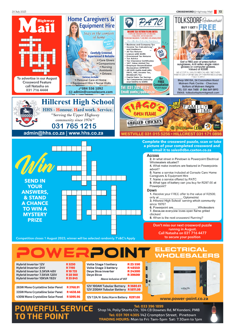 Highway Mail 28 July 2023 page 13