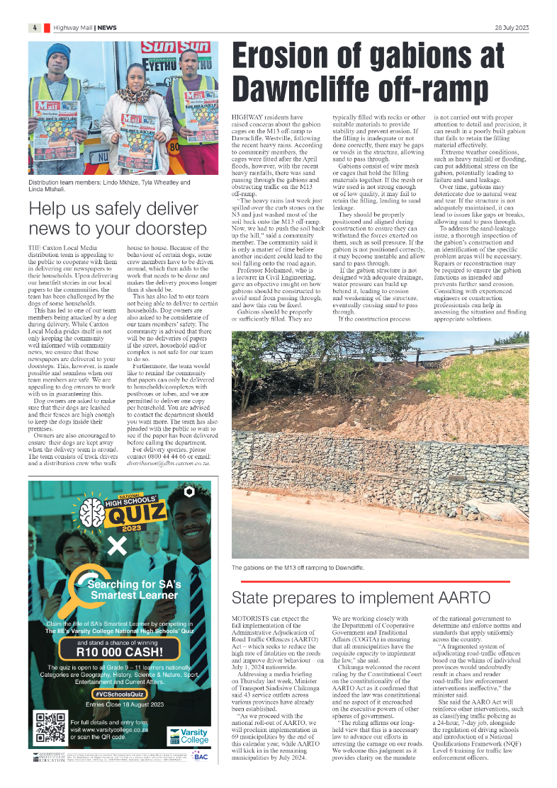 Highway Mail 28 July 2023 page 4