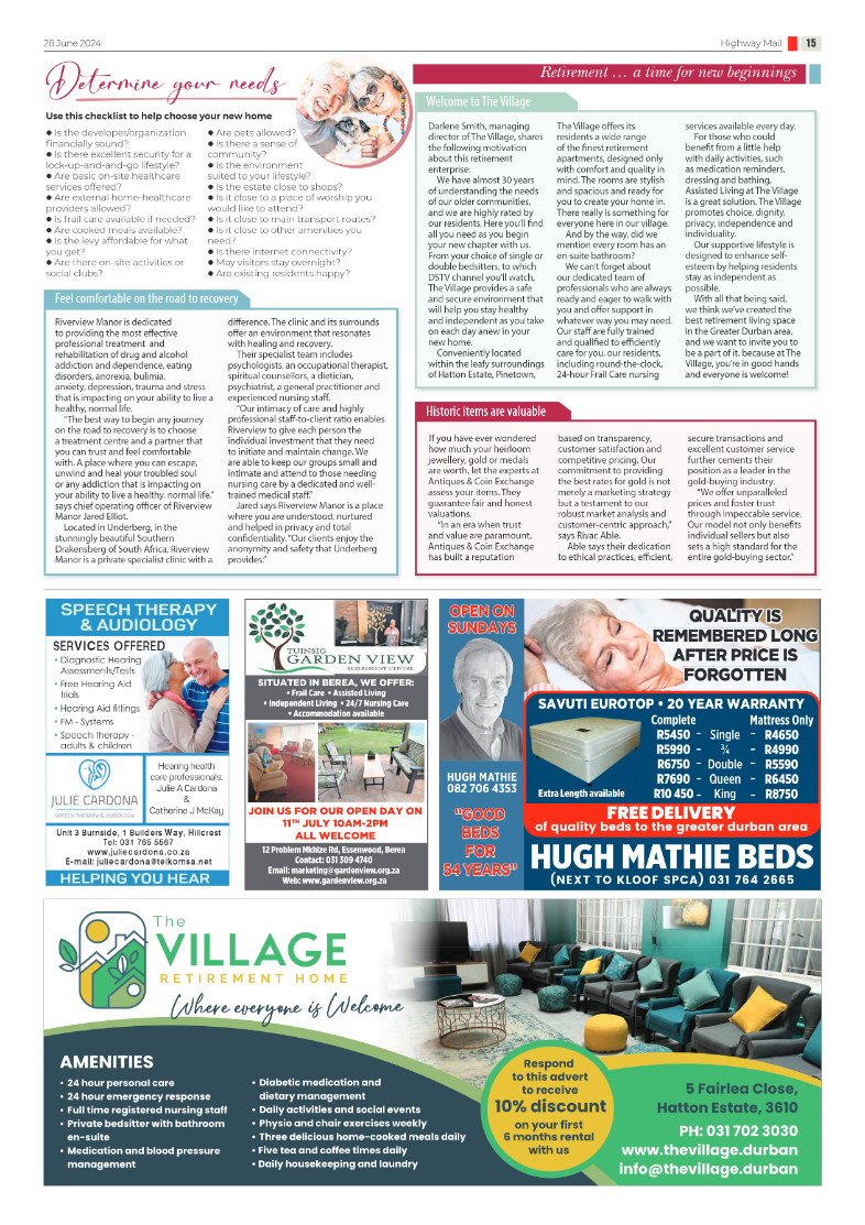 Highway Mail 28 June 2024 page 15