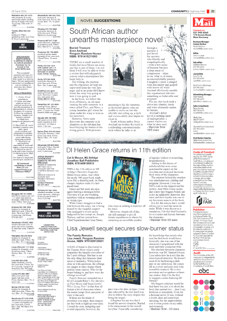 Highway Mail 28 June 2024 page 21