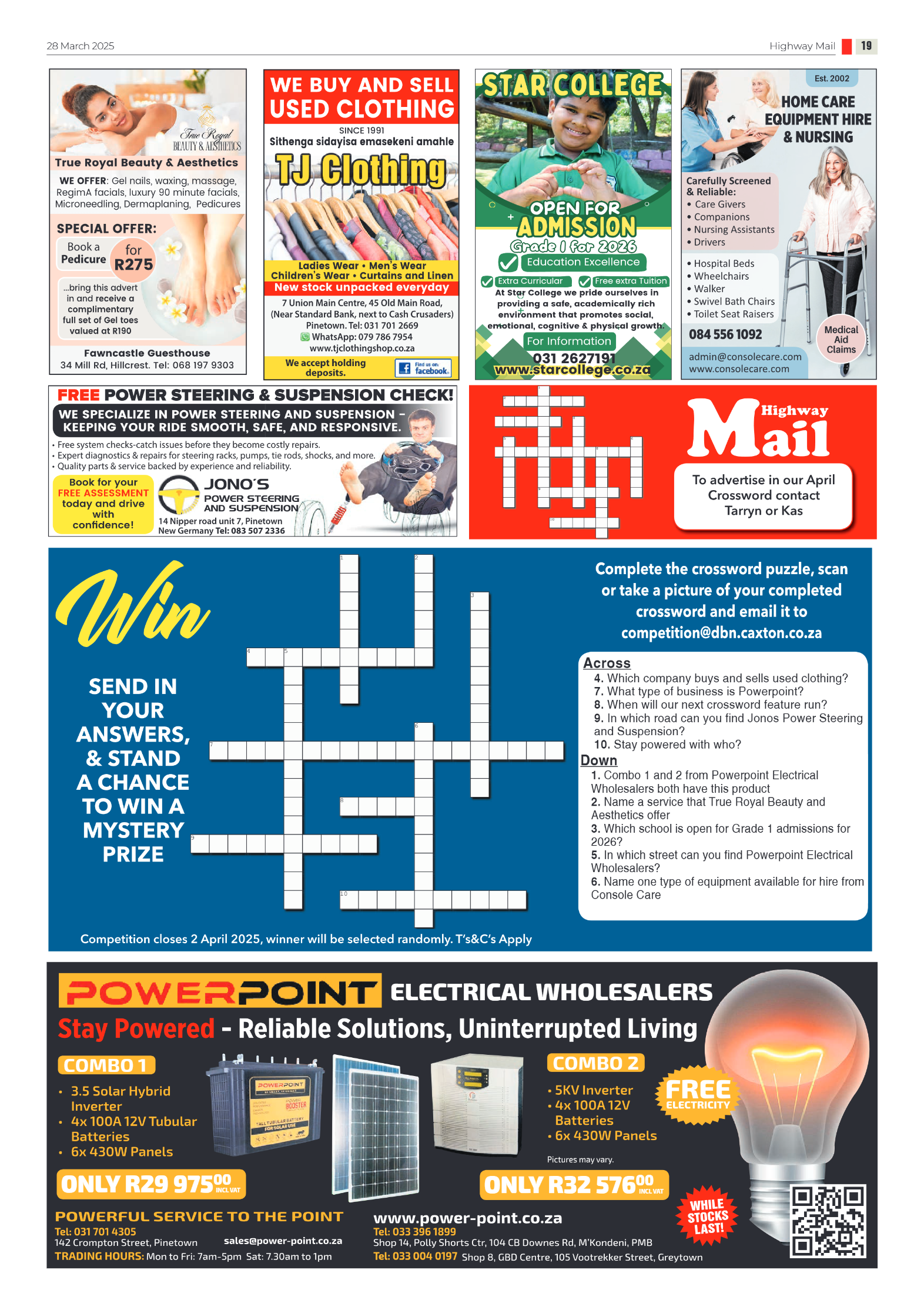 Highway Mail 28 March 2025 page 19