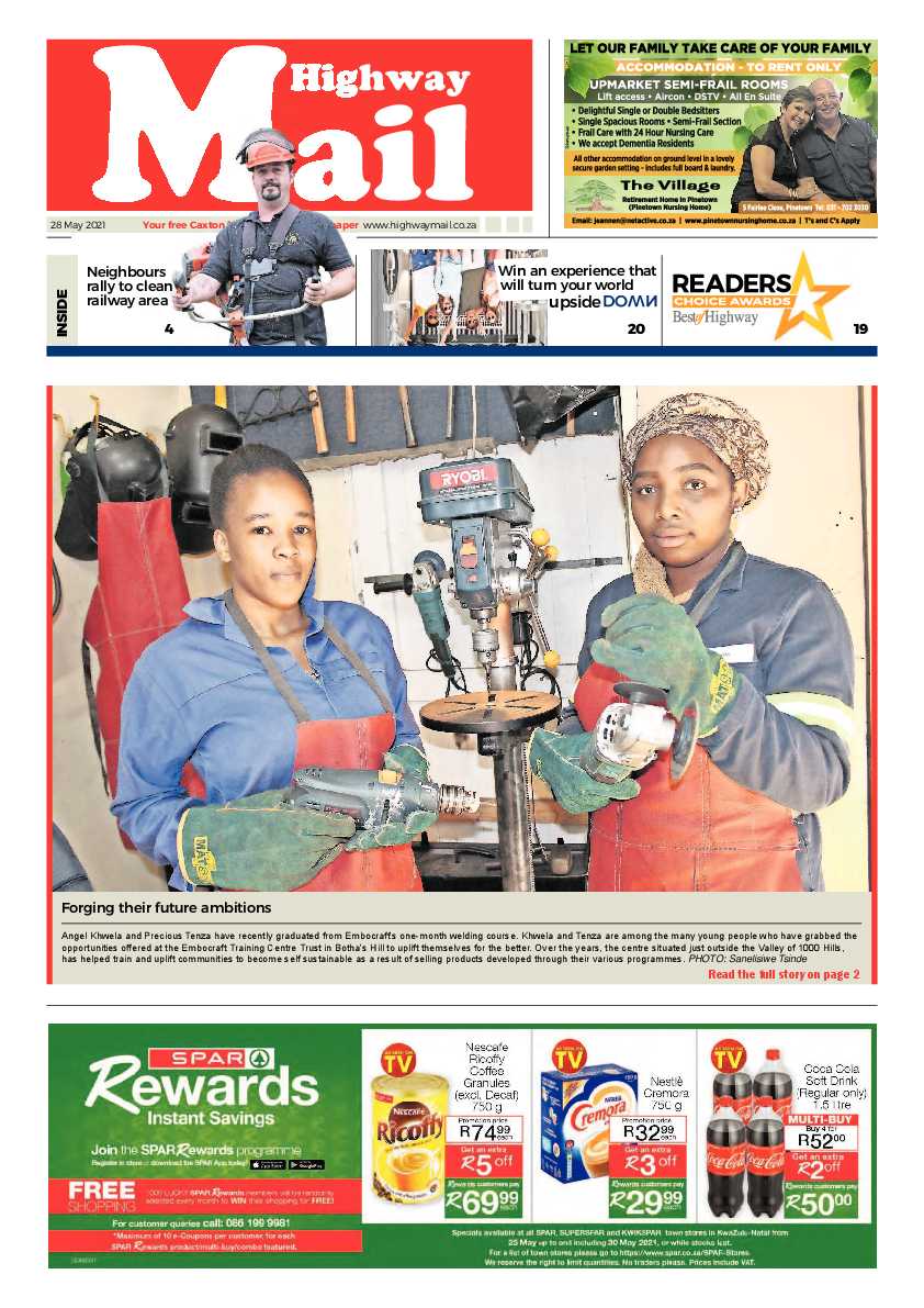 Highway Mail 28 May 2021 page 1
