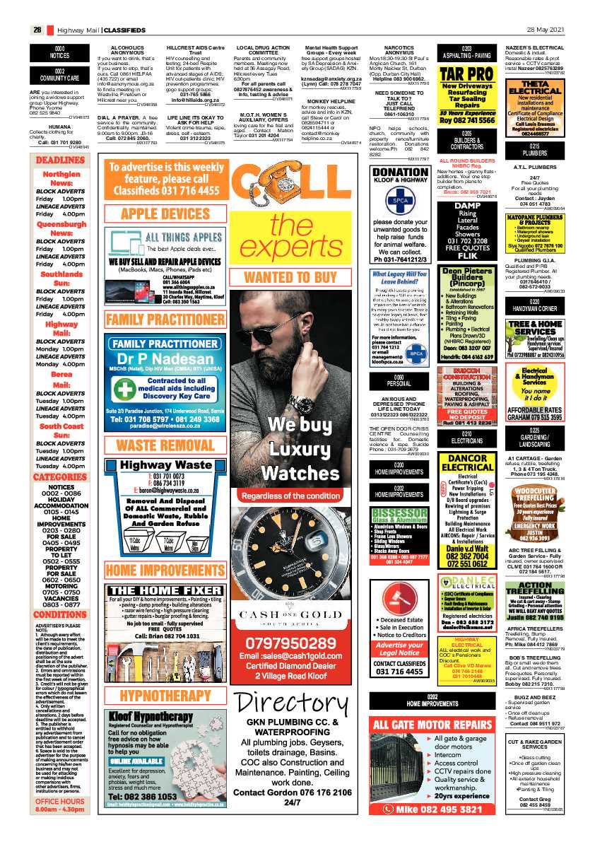 Highway Mail 28 May 2021 page 28