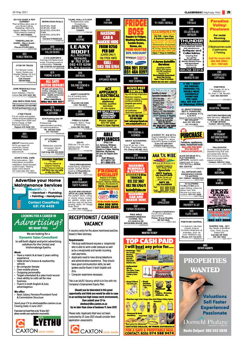 Highway Mail 28 May 2021 page 29