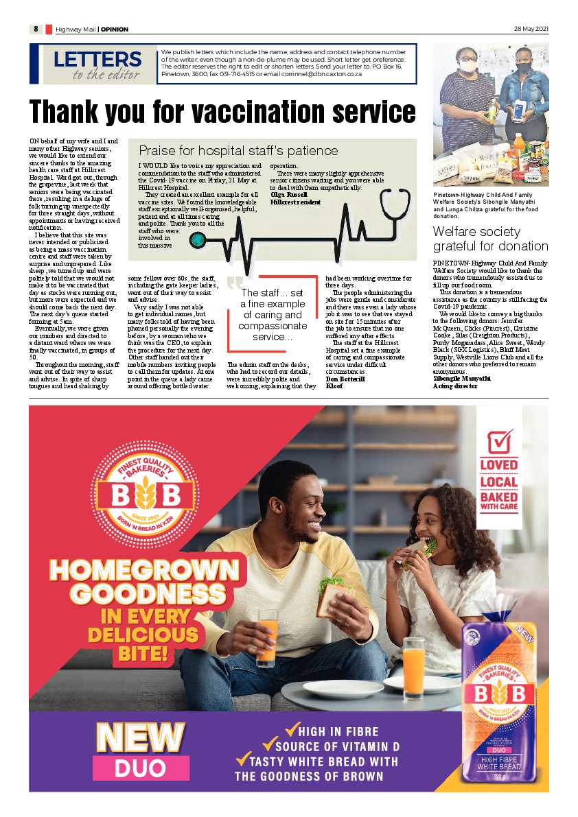 Highway Mail 28 May 2021 page 8