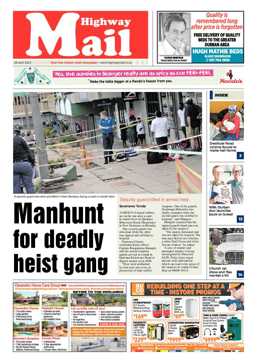 Highway Mail 29 April 2022 page 1