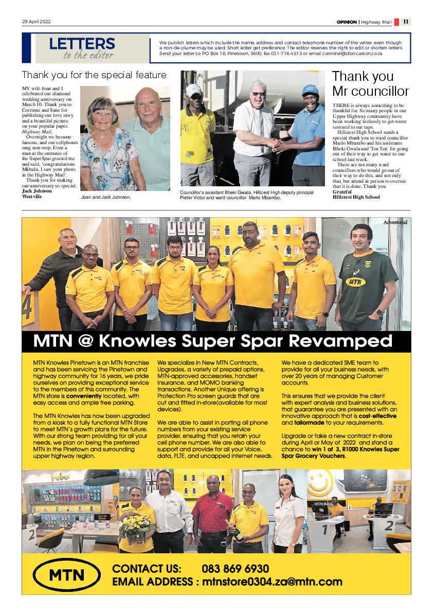 Highway Mail 29 April 2022 page 11