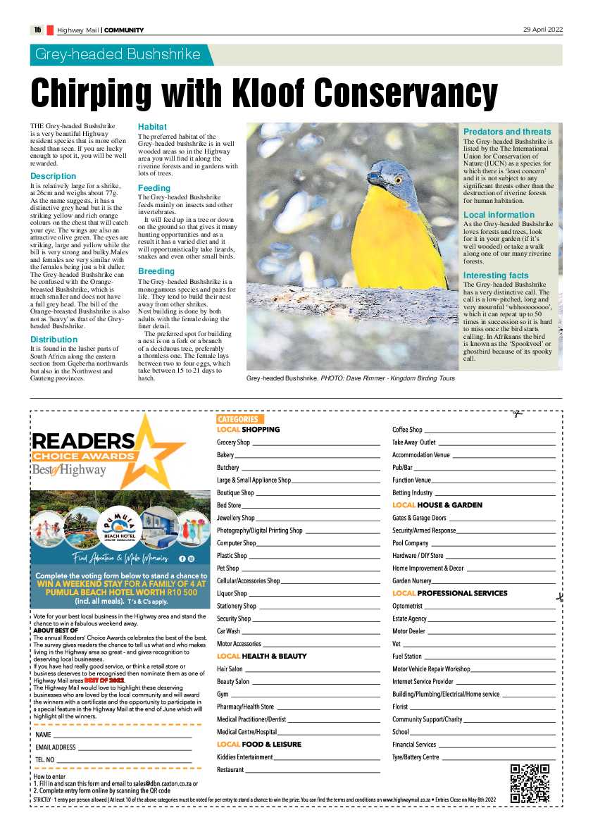 Highway Mail 29 April 2022 page 16