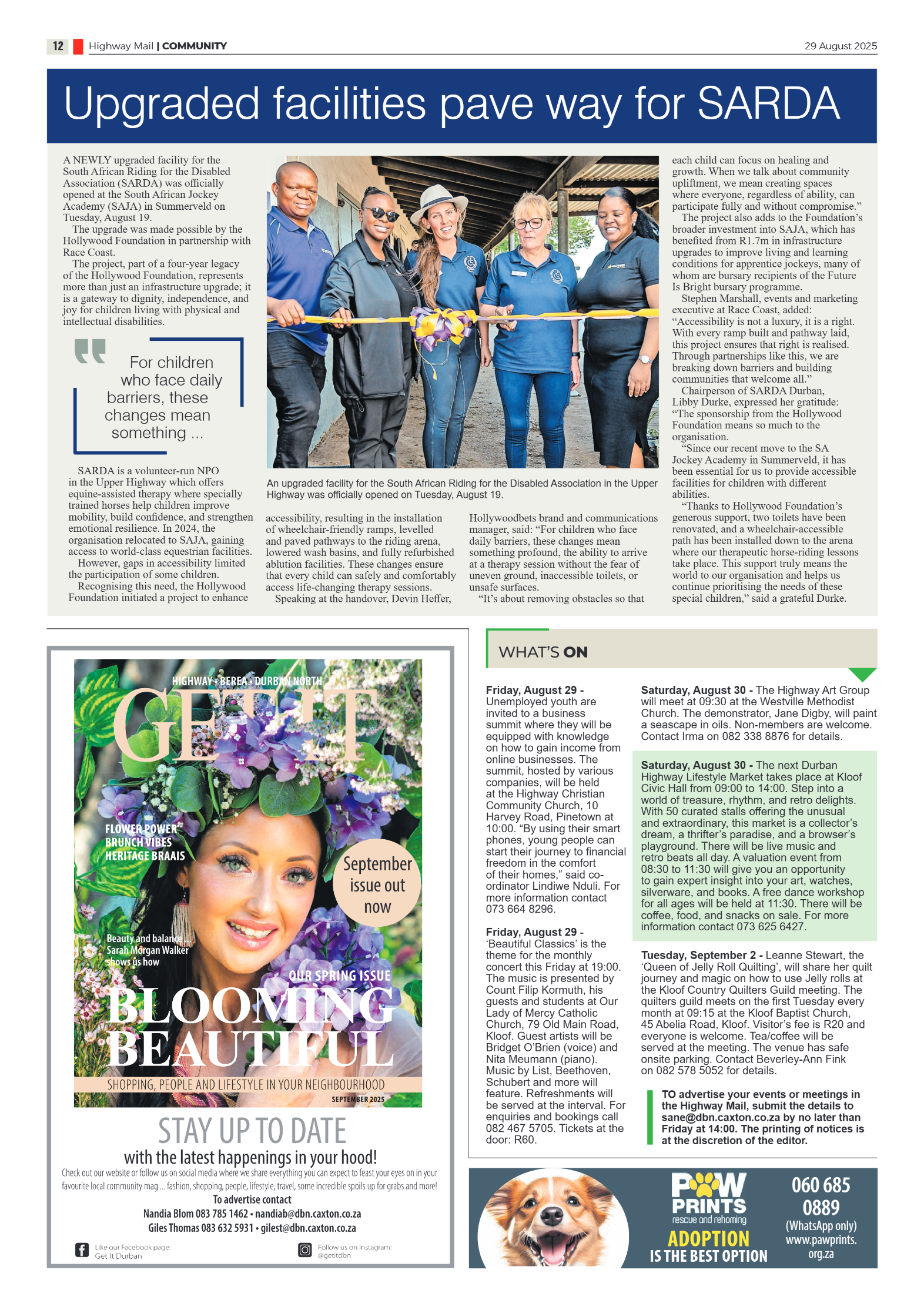 Highway Mail 29 August 2025 page 12