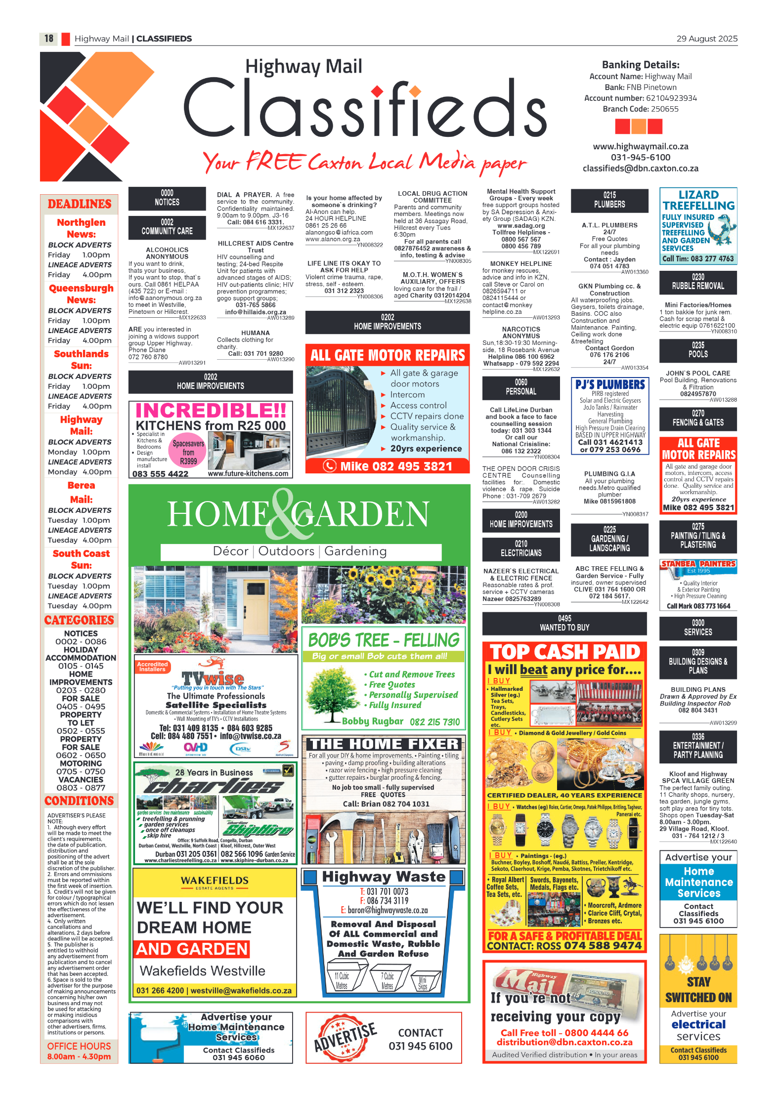 Highway Mail 29 August 2025 page 18