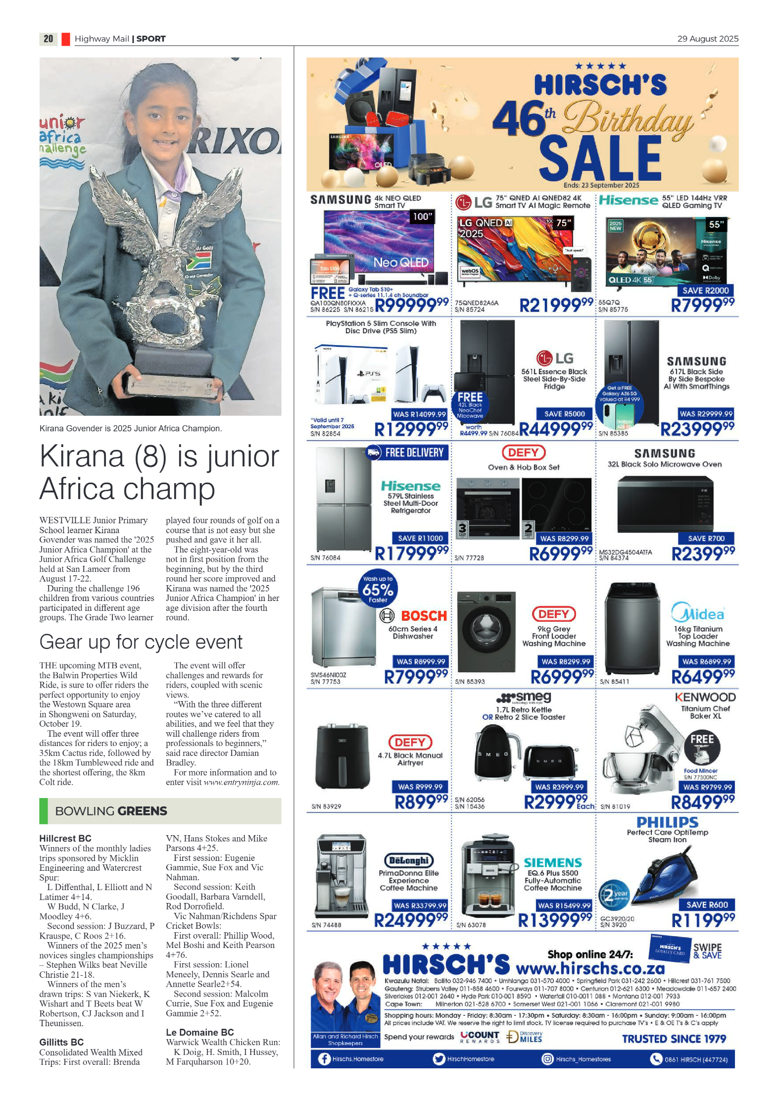 Highway Mail 29 August 2025 page 20