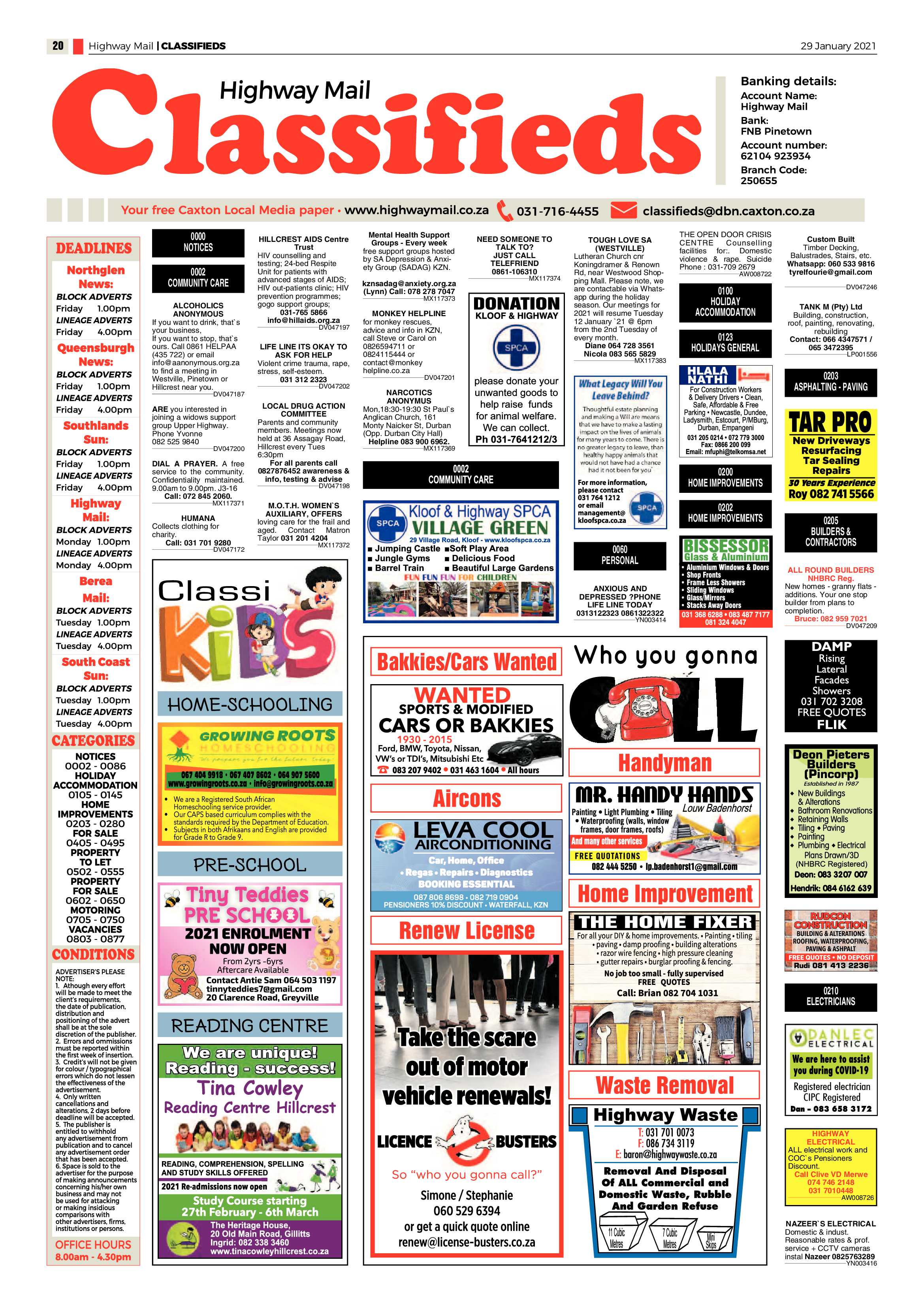 Highway Mail 29 January 2021 page 20