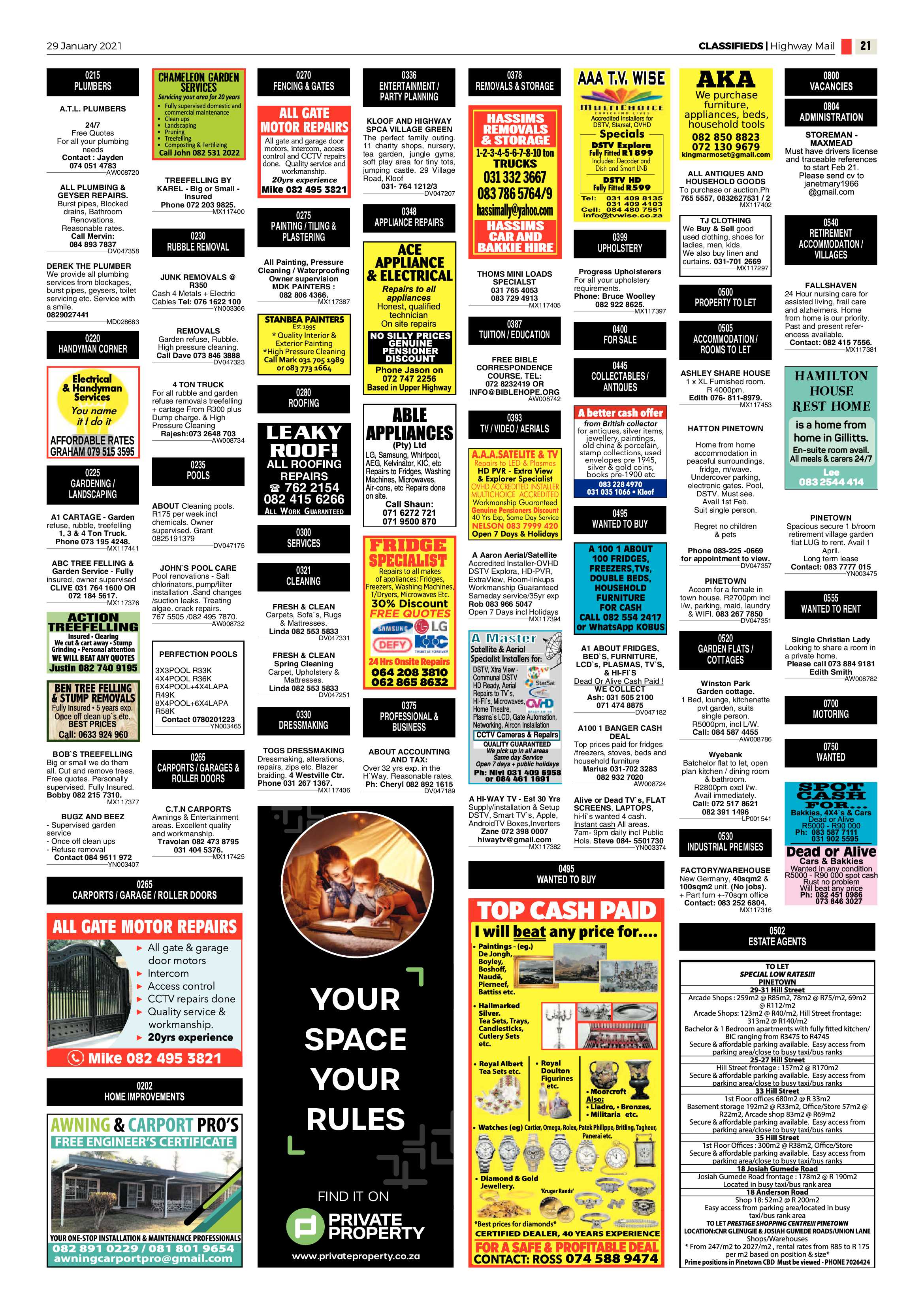 Highway Mail 29 January 2021 page 21