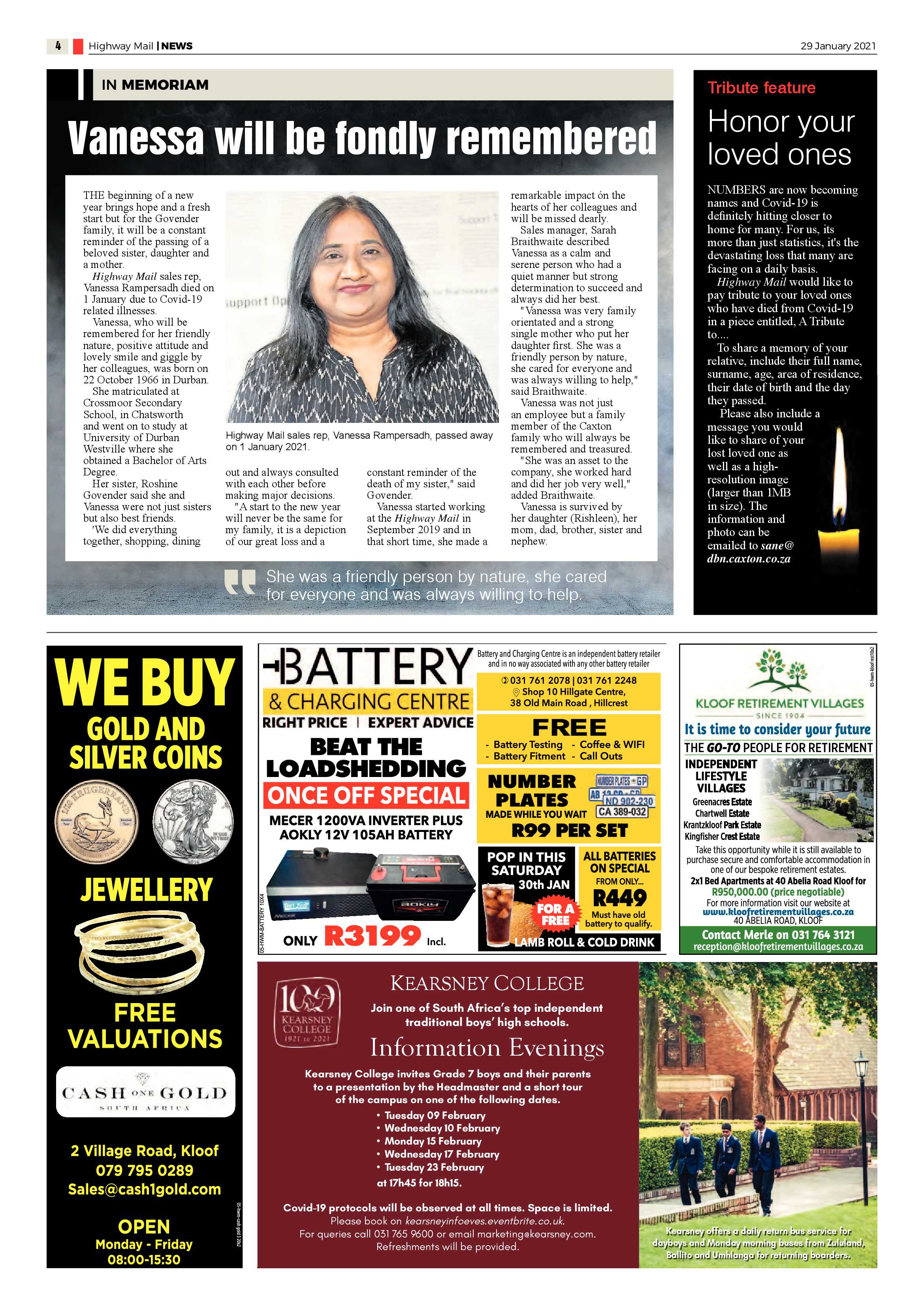 Highway Mail 29 January 2021 page 4