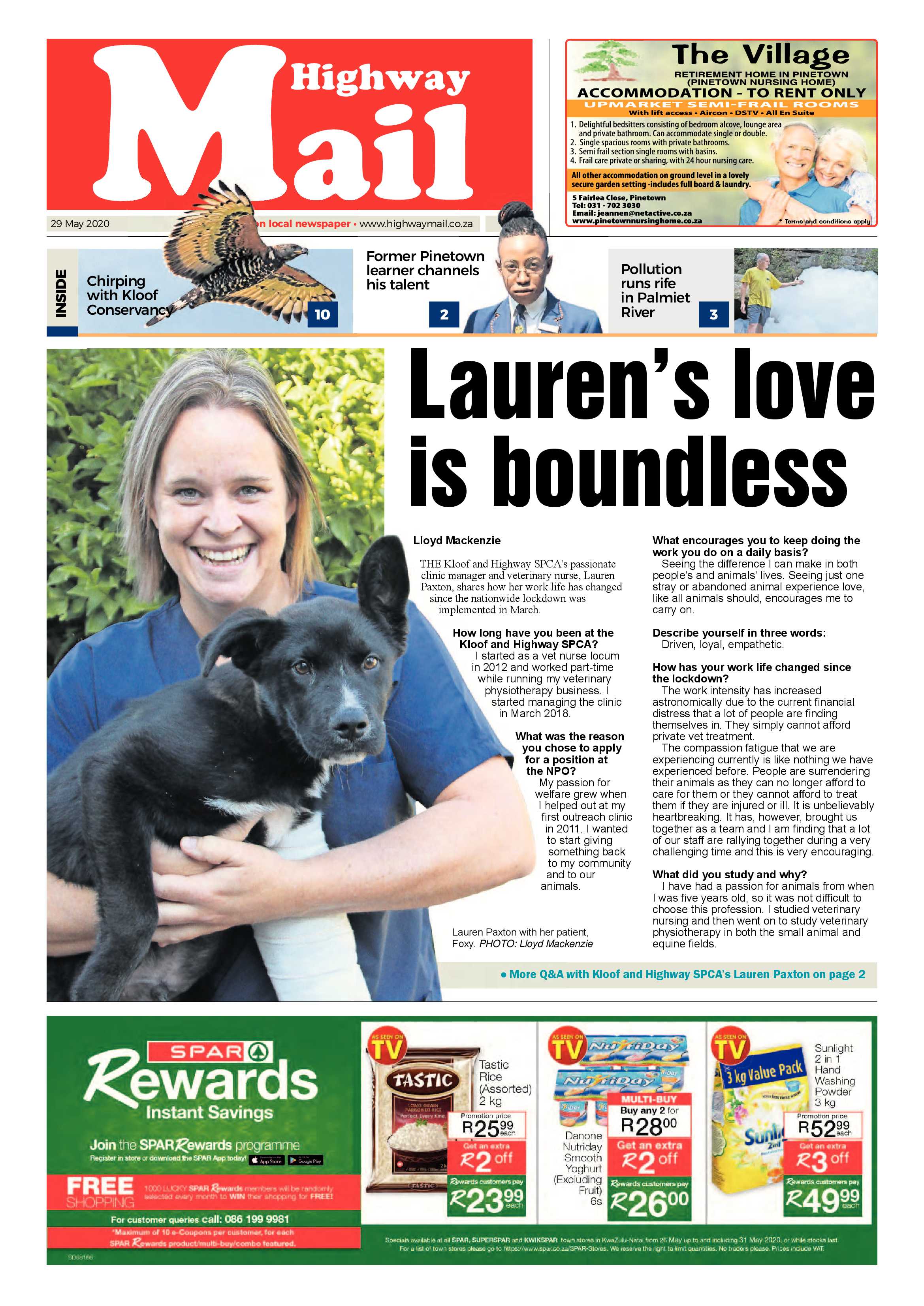 Highway Mail 29 May 2020 page 1