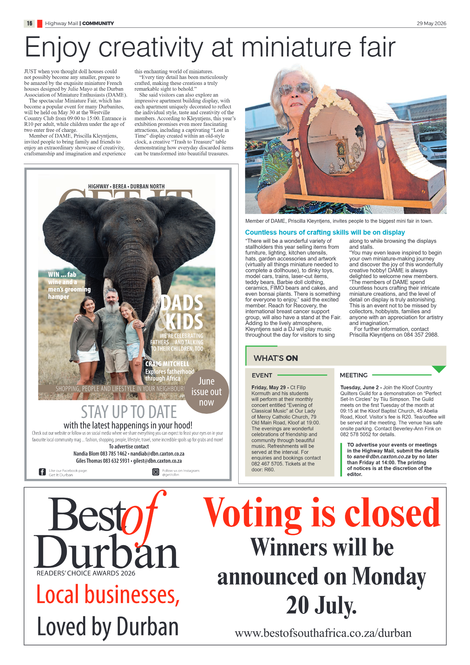 Highway Mail 29 May 2026 page 15