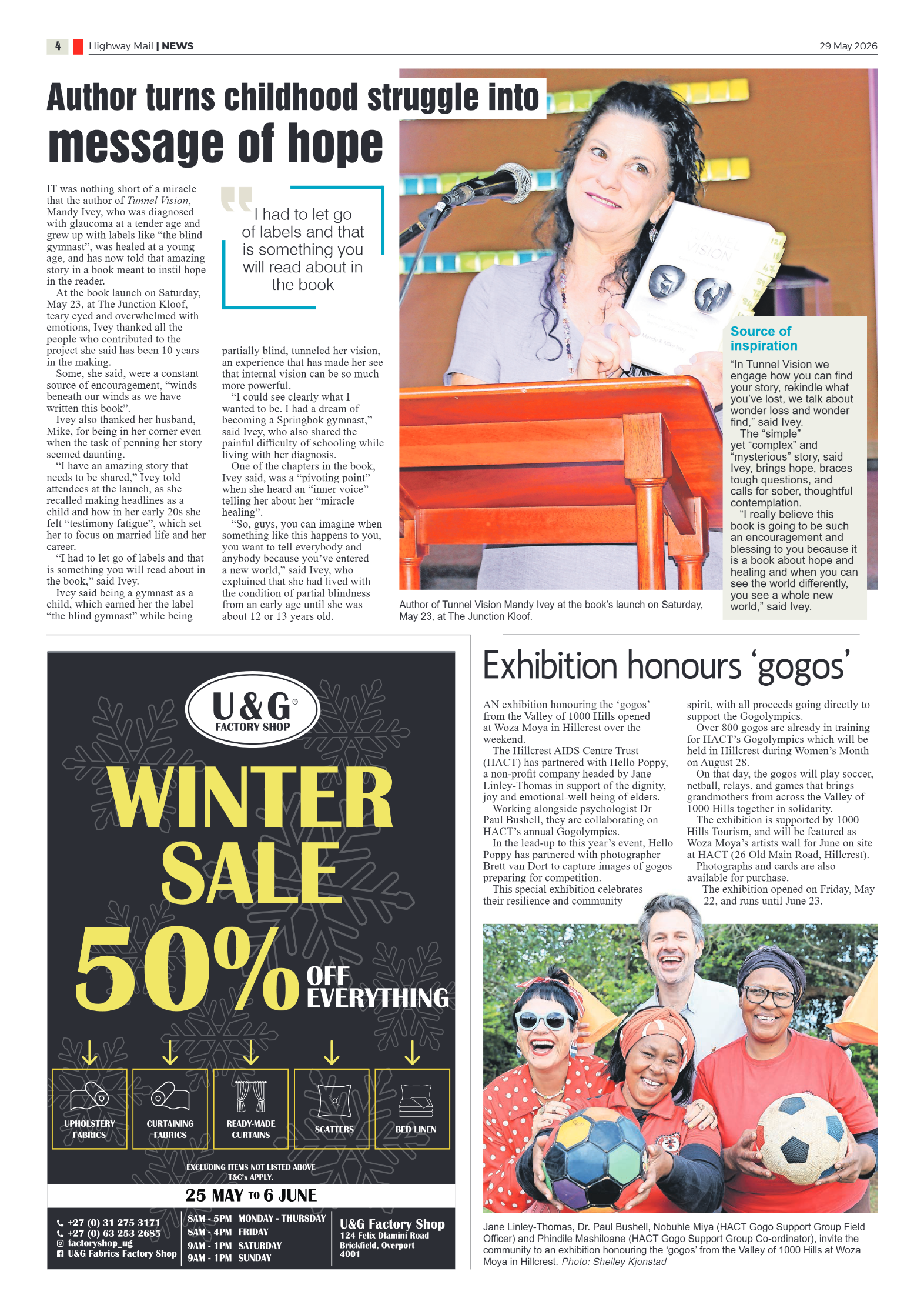 Highway Mail 29 May 2026 page 4