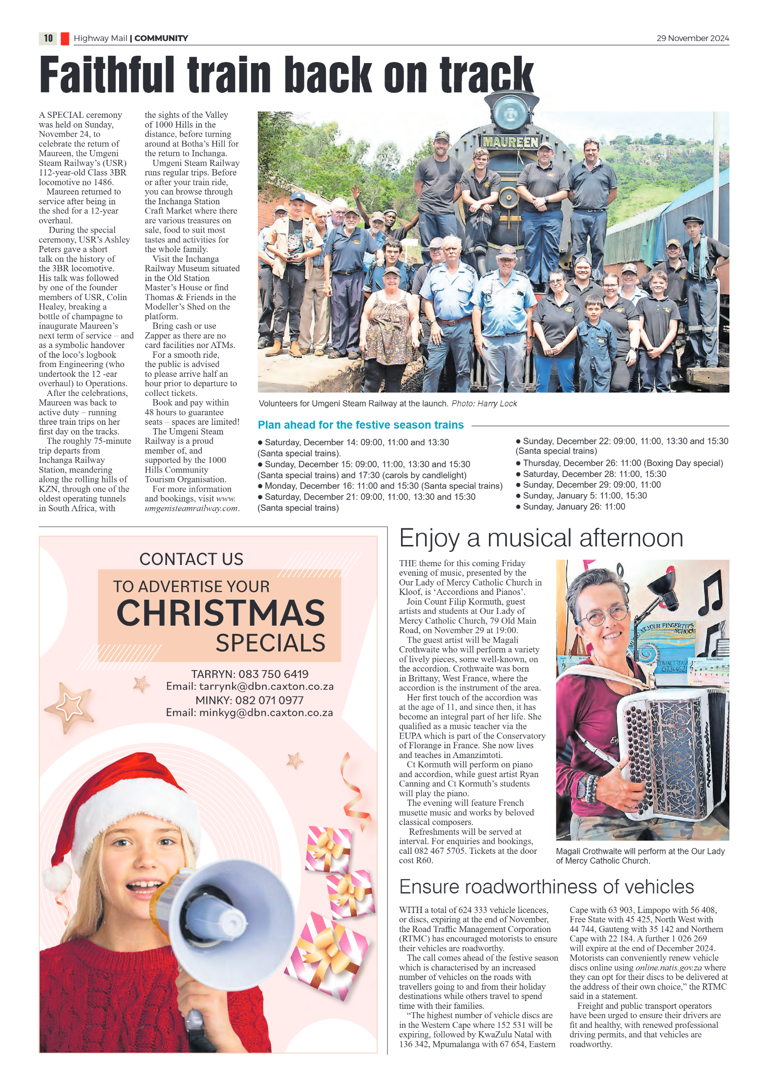 Highway Mail 29 November 2024 page 10