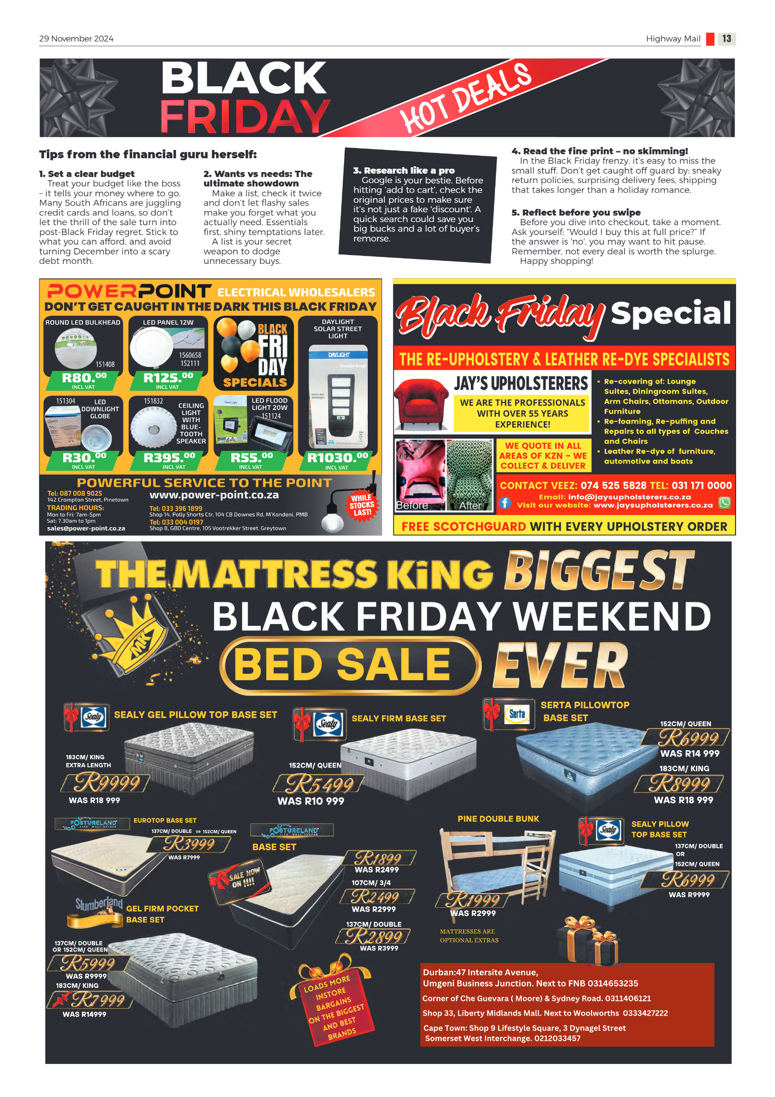 Highway Mail 29 November 2024 page 13