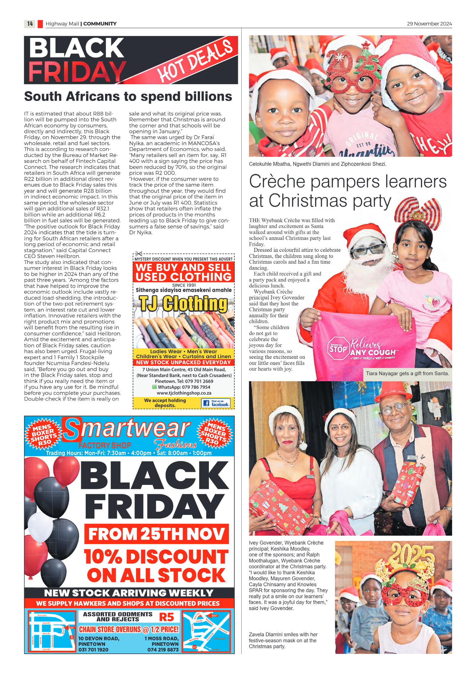 Highway Mail 29 November 2024 page 14
