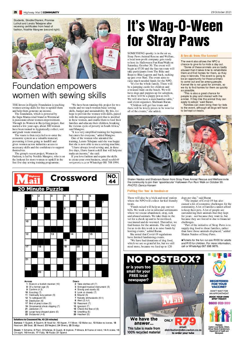 Highway Mail 29 October 2021 page 28