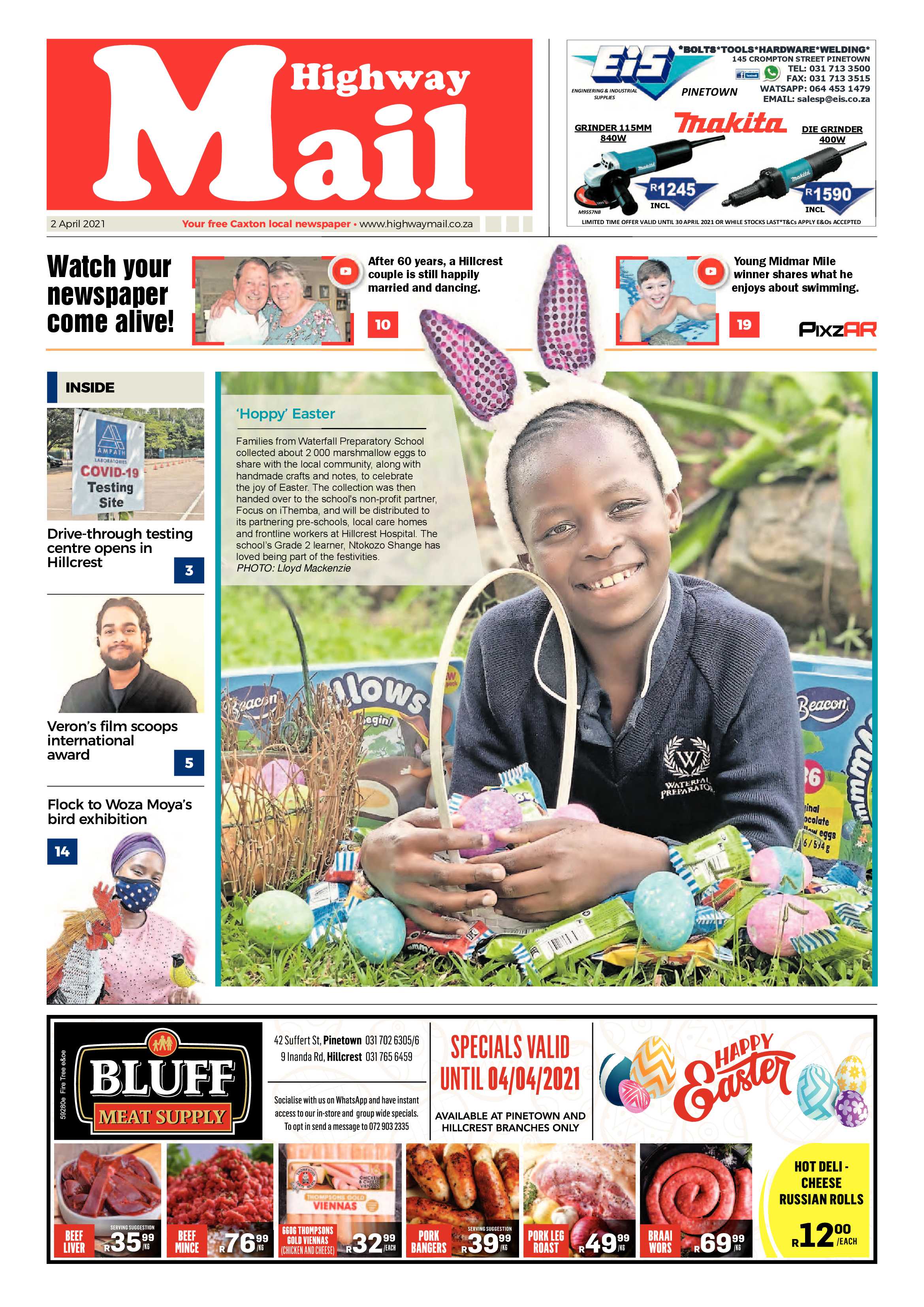 Highway Mail 2 April 2021 page 1