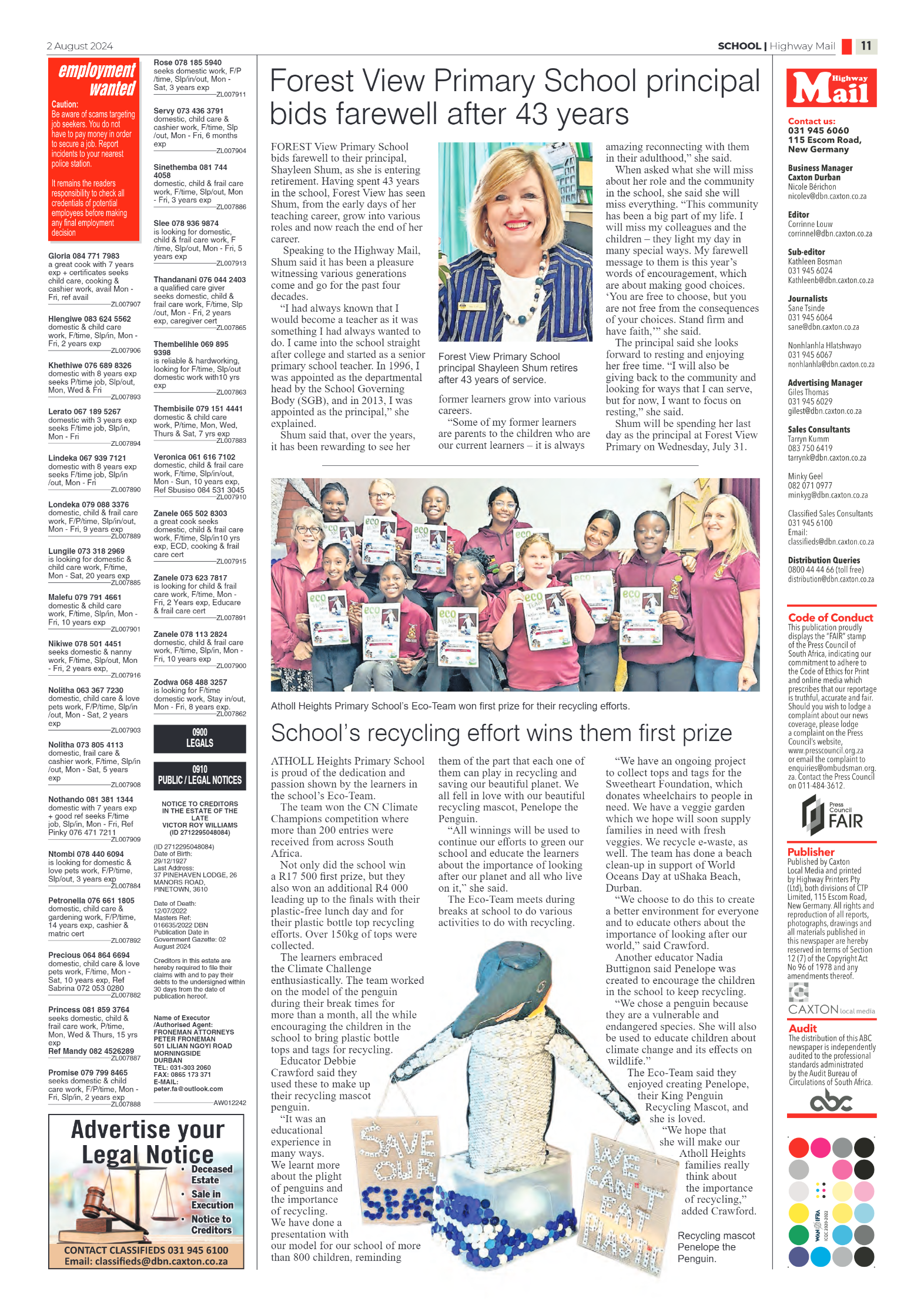 Highway Mail 2 August 2024 page 11