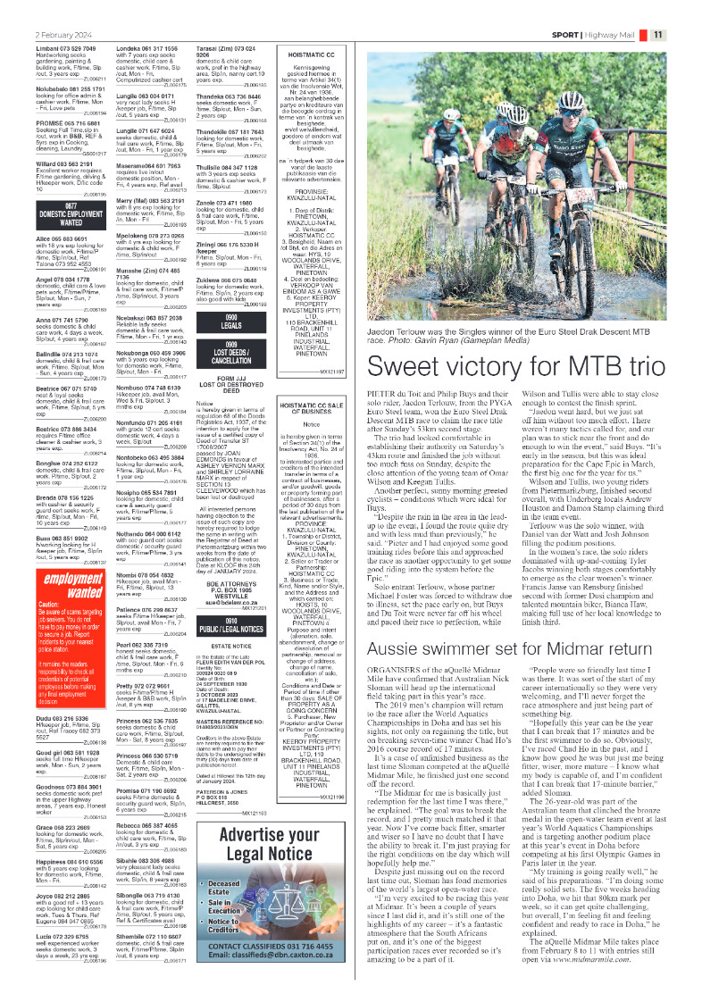 Highway Mail 2 February 2024 page 11