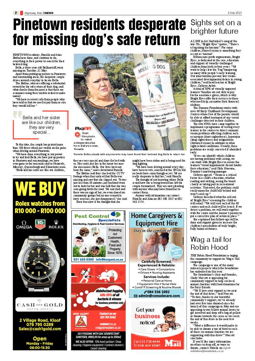 Highway Mail 2 July 2021 page 2